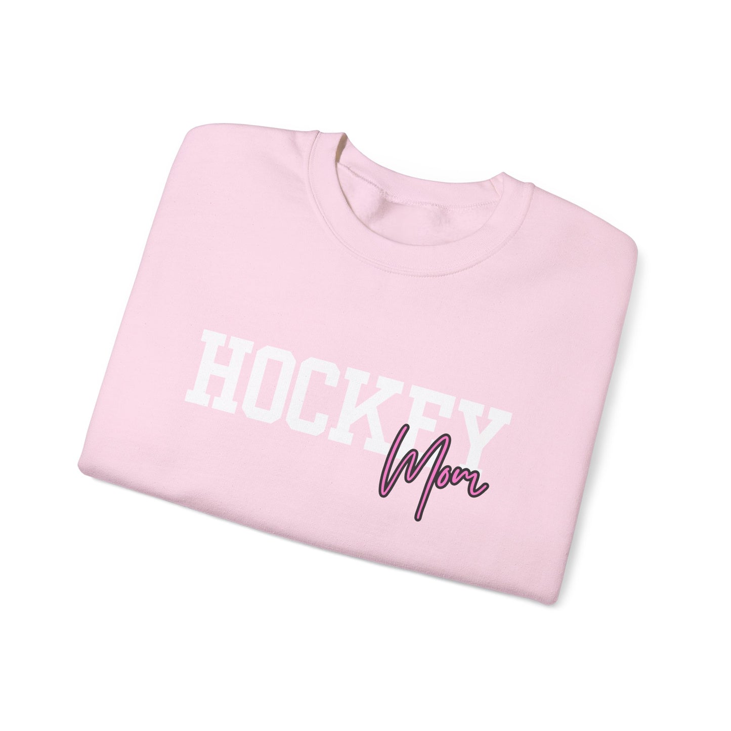 Hockey Mom Crown Sweatshirt β Cozy Winter Apparel for Proud Hockey Moms