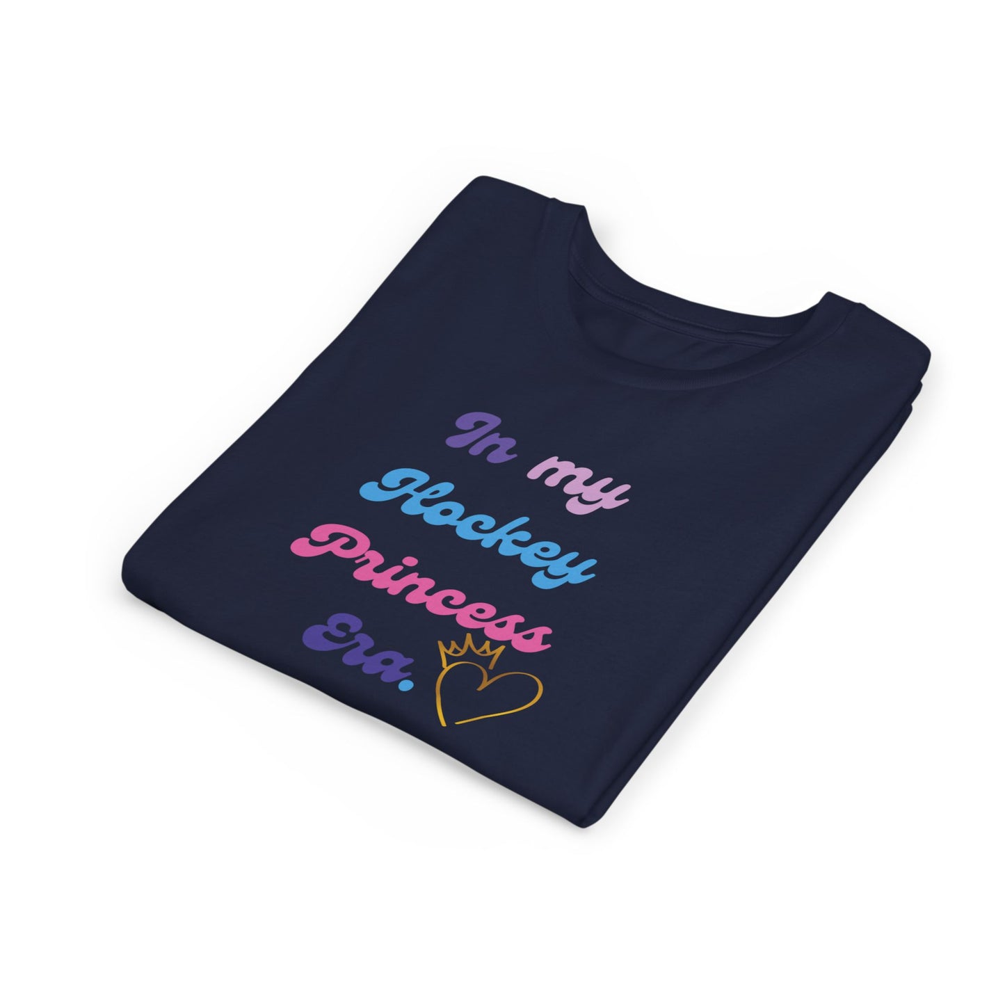 “In My Hockey Princess Era” Youth T-Shirt | Girls Hockey Shirt | Birthday, fan & Team Gift