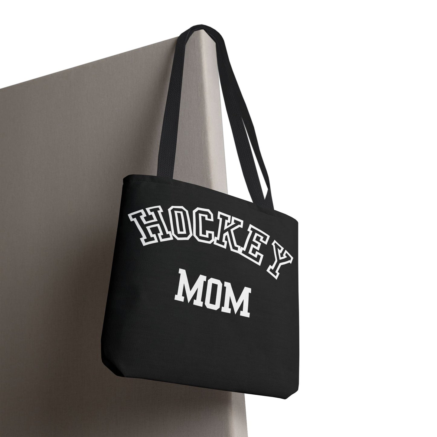 Hockey Mom Tote Bag | Sporty Eco-Friendly Carryall | All-Over Print Design | Gift for Team Moms