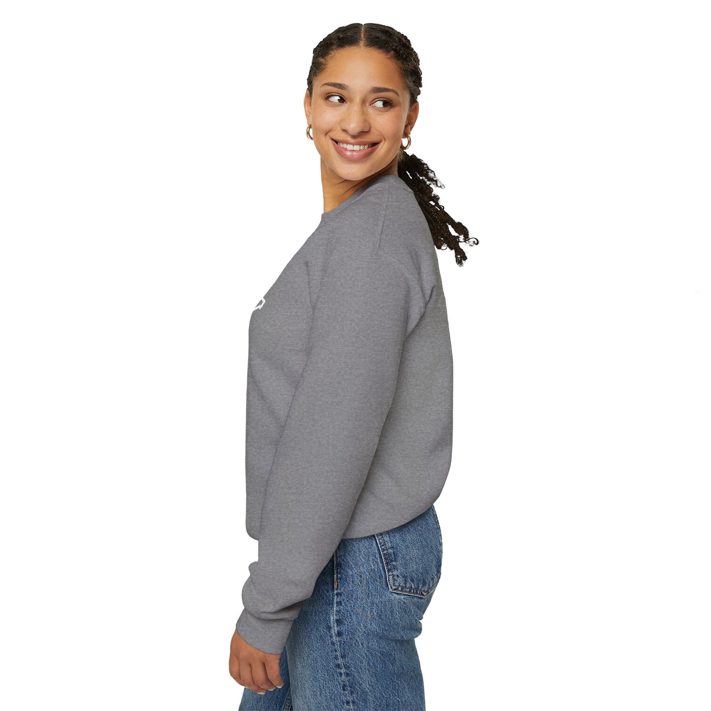 Hockey Mom Crewneck Sweatshirt, Cozy Gift for Hockey Moms, Winter Layering, Sports Fan Apparel, Casual Outfit