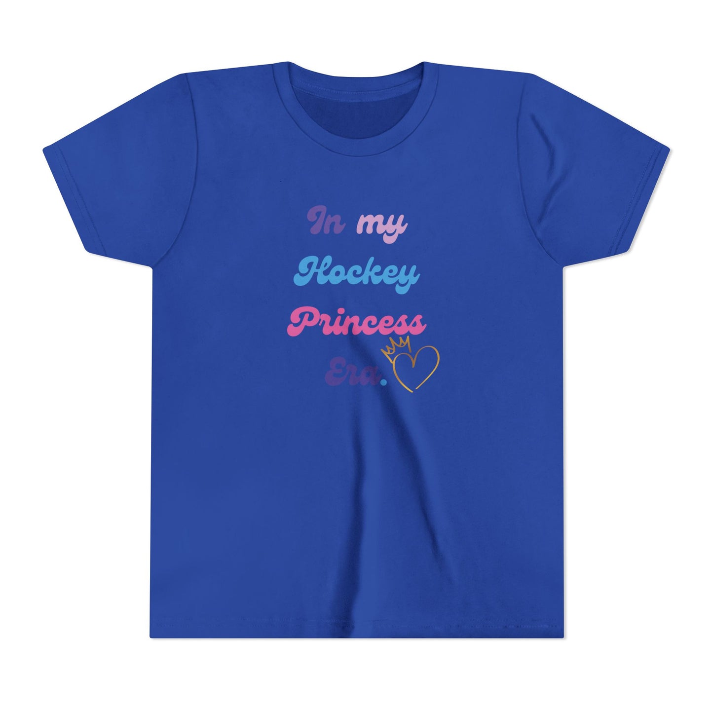 “In My Hockey Princess Era” Youth T-Shirt | Girls Hockey Shirt | Birthday, fan & Team Gift