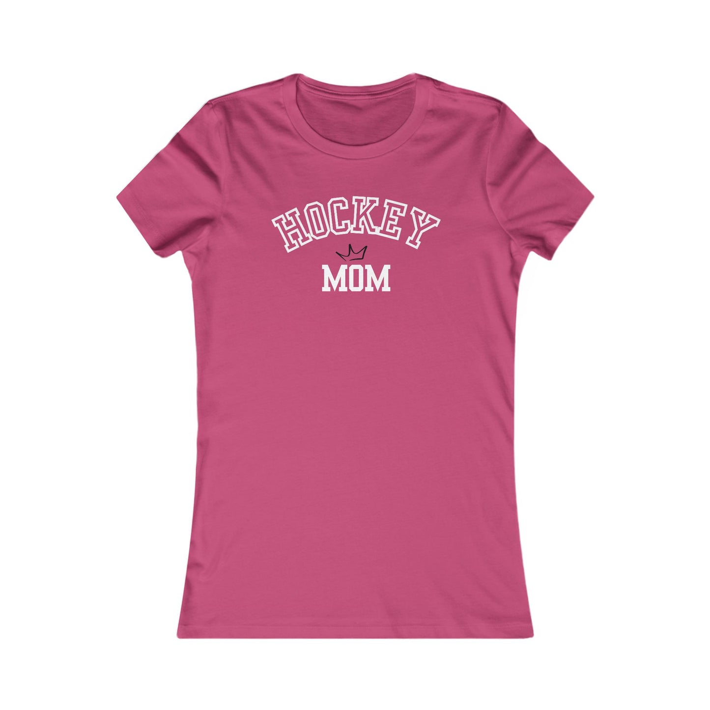 Hockey Mom Crown Tee | Casual Graphic Shirt | Team Mom Apparel