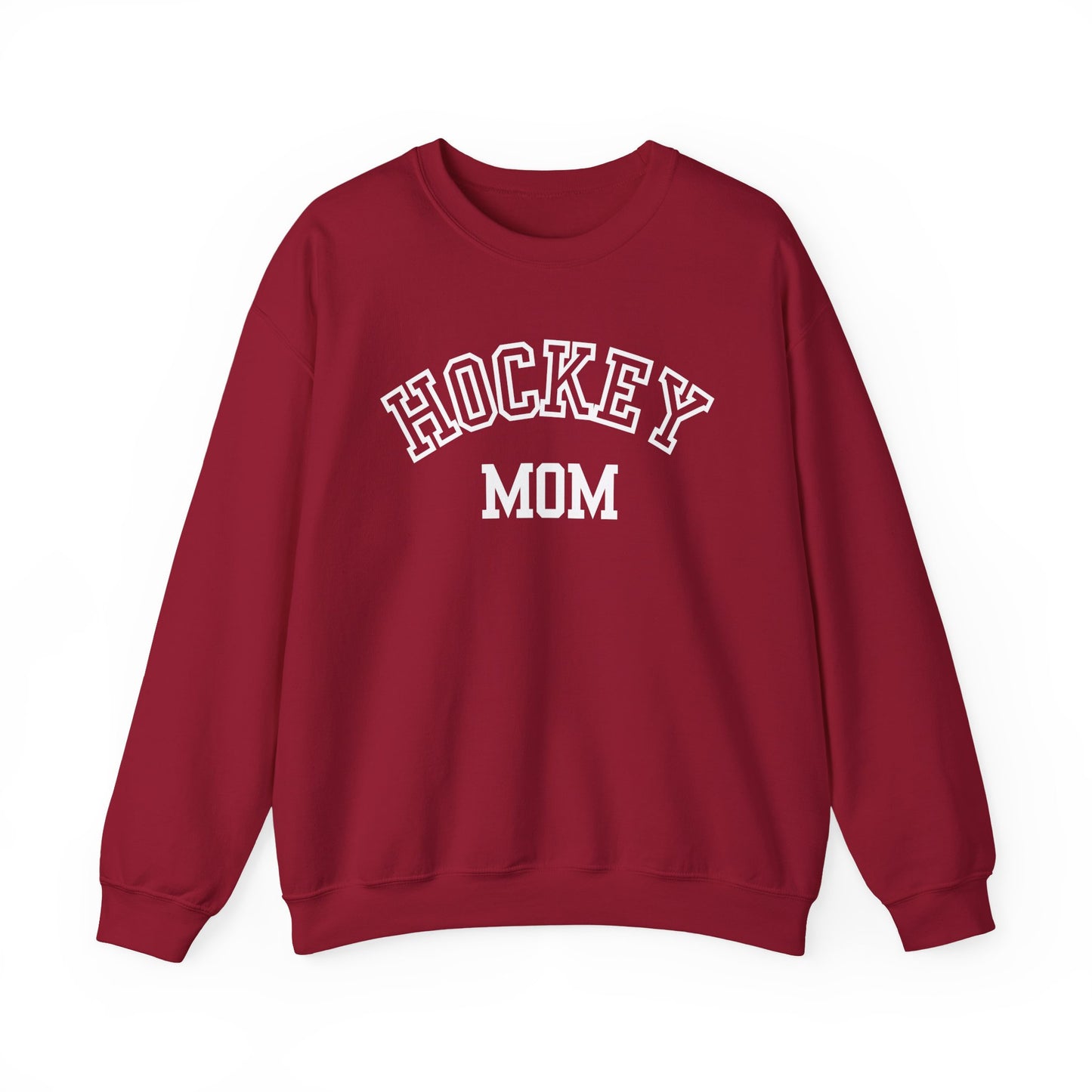 Hockey Mom Crewneck Sweatshirt, Cozy Gift for Hockey Moms, Winter Layering, Sports Fan Apparel, Casual Outfit