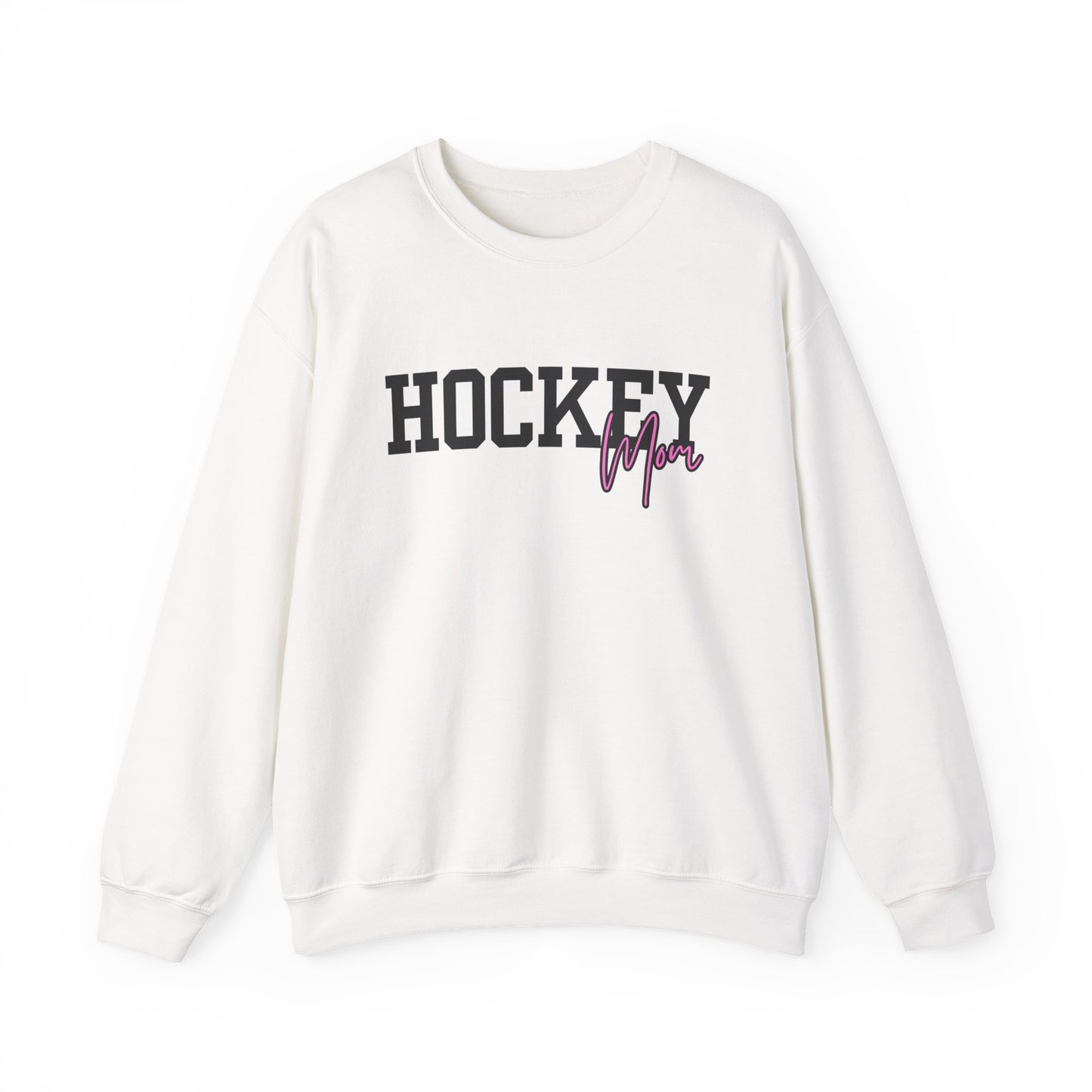 Hockey Mom Crown Sweatshirt — Cozy Winter Apparel for Proud Hockey Moms
