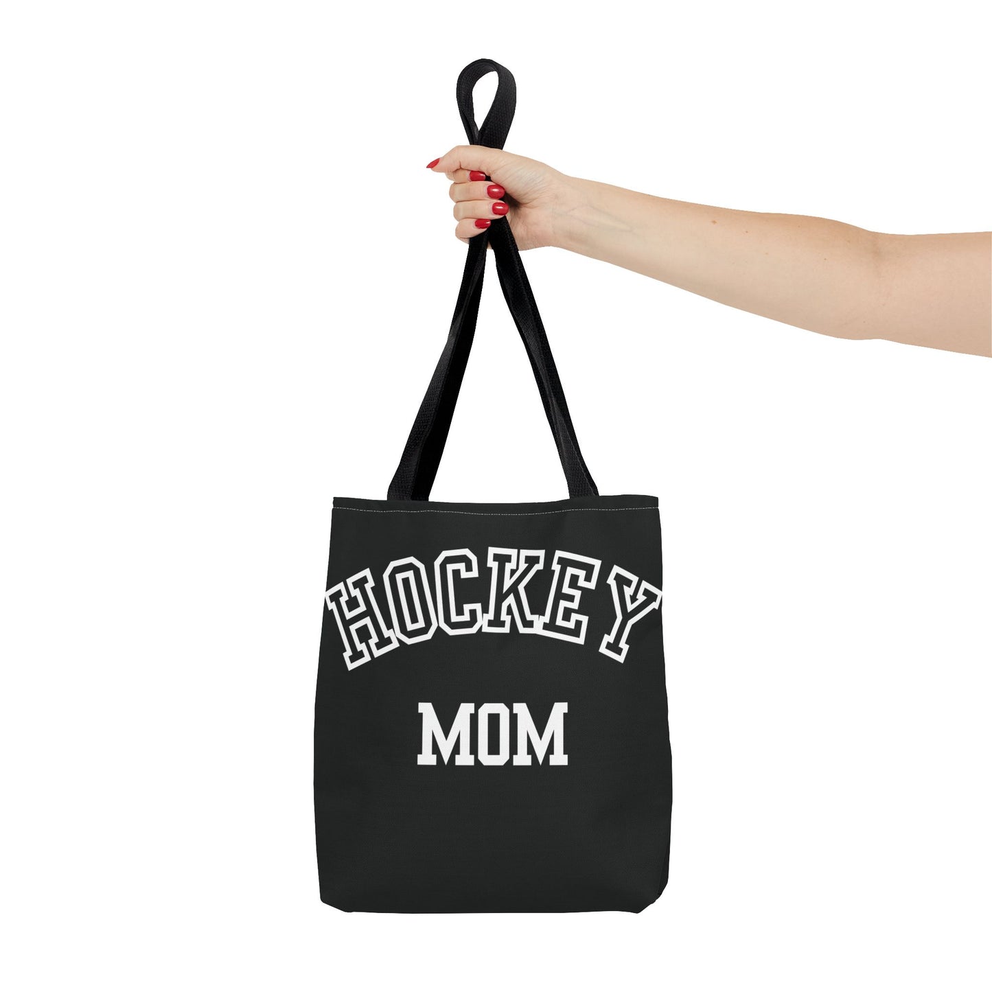 Hockey Mom Tote Bag | Sporty Eco-Friendly Carryall | All-Over Print Design | Gift for Team Moms