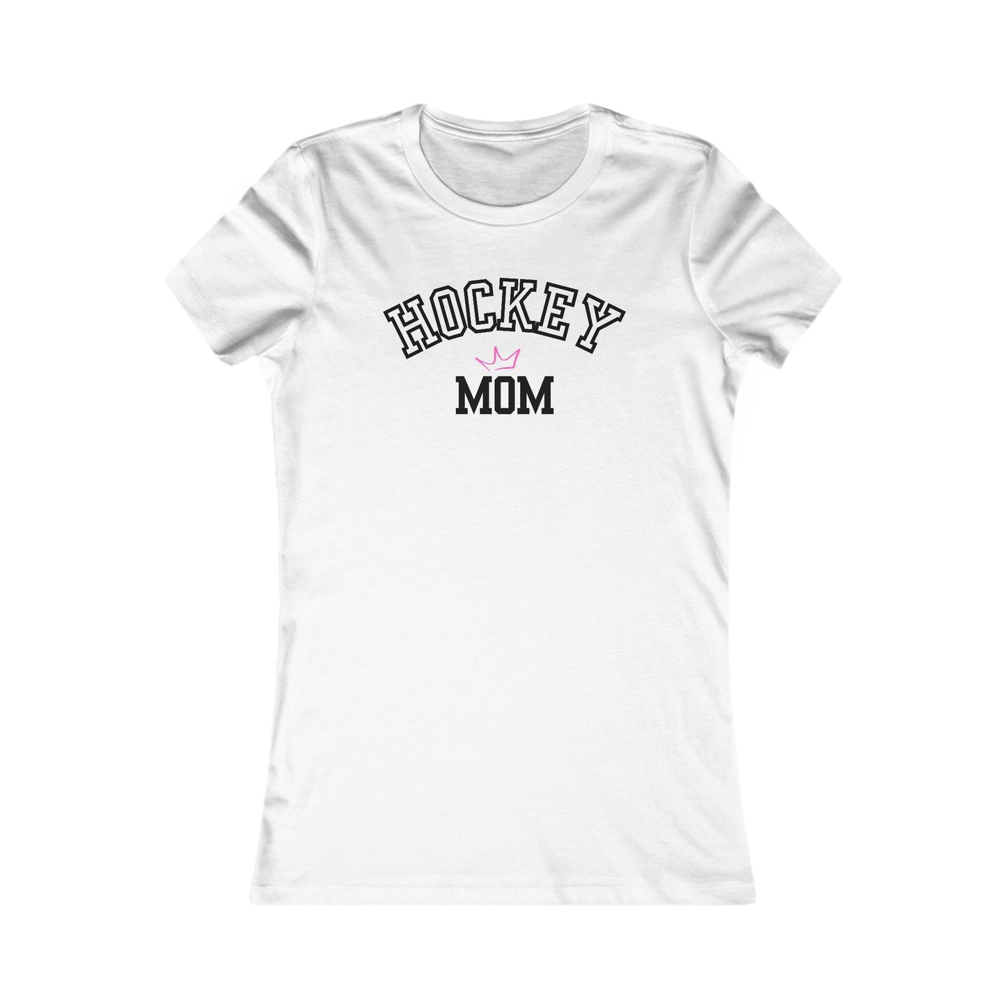 Hockey Mom Crown Tee | Casual Graphic Shirt | Team Mom Apparel