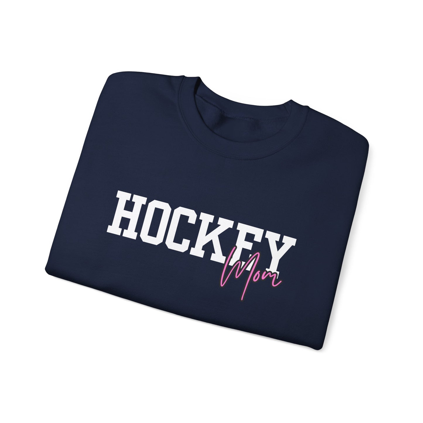 Hockey Mom Crown Sweatshirt — Cozy Winter Apparel for Proud Hockey Moms