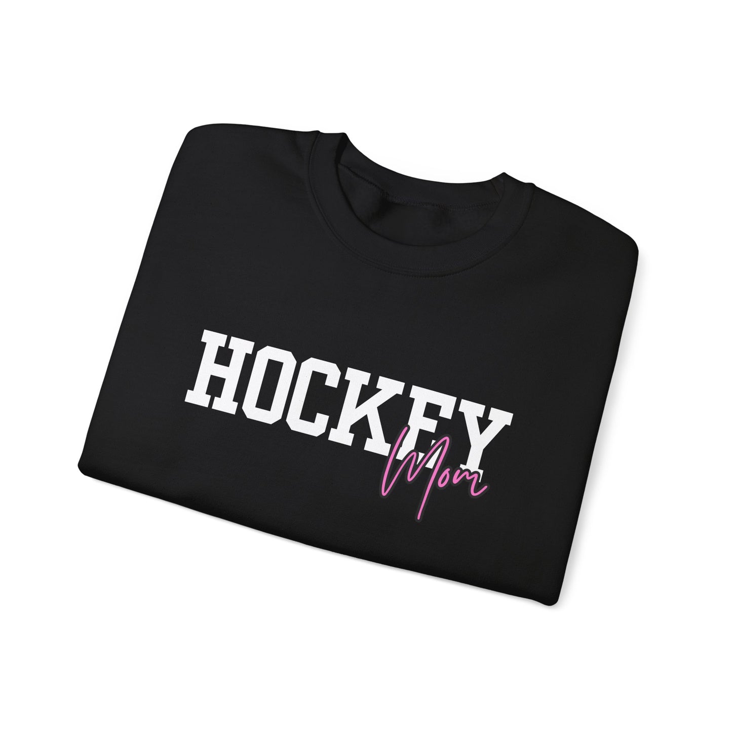 Hockey Mom Crown Sweatshirt — Cozy Winter Apparel for Proud Hockey Moms