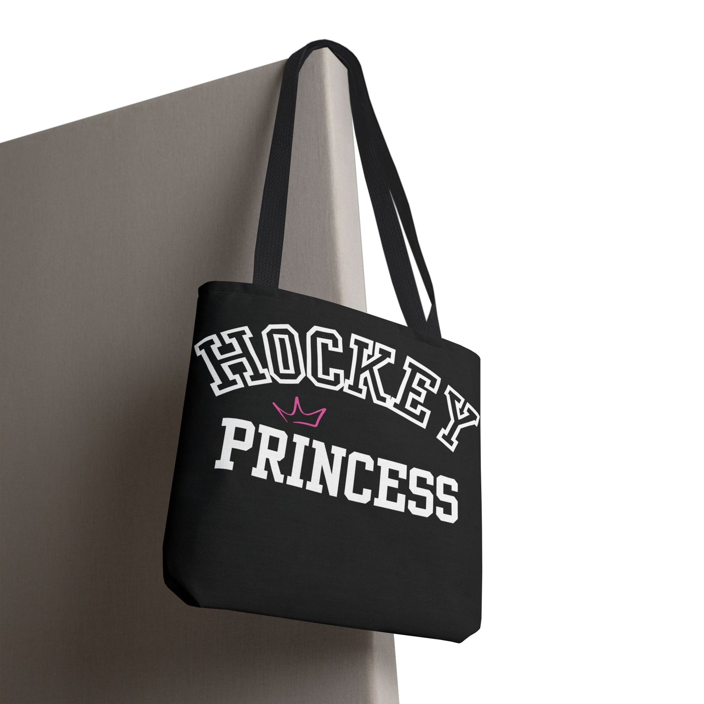 Hockey Princess Crown Tote Bag | Sporty Eco-Friendly Carryall | Perfect for Rink Days