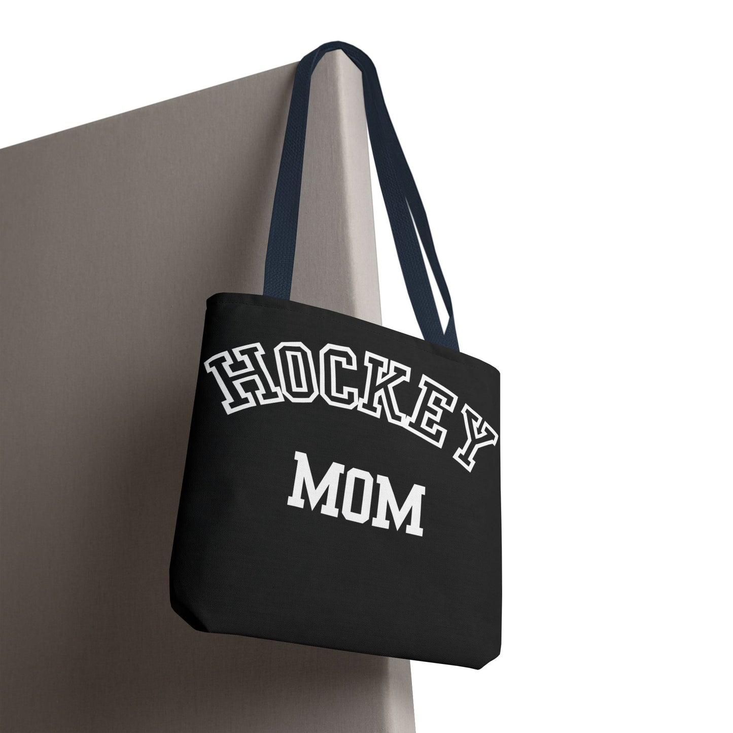 Hockey Mom Tote Bag | Sporty Eco-Friendly Carryall | All-Over Print Design | Gift for Team Moms
