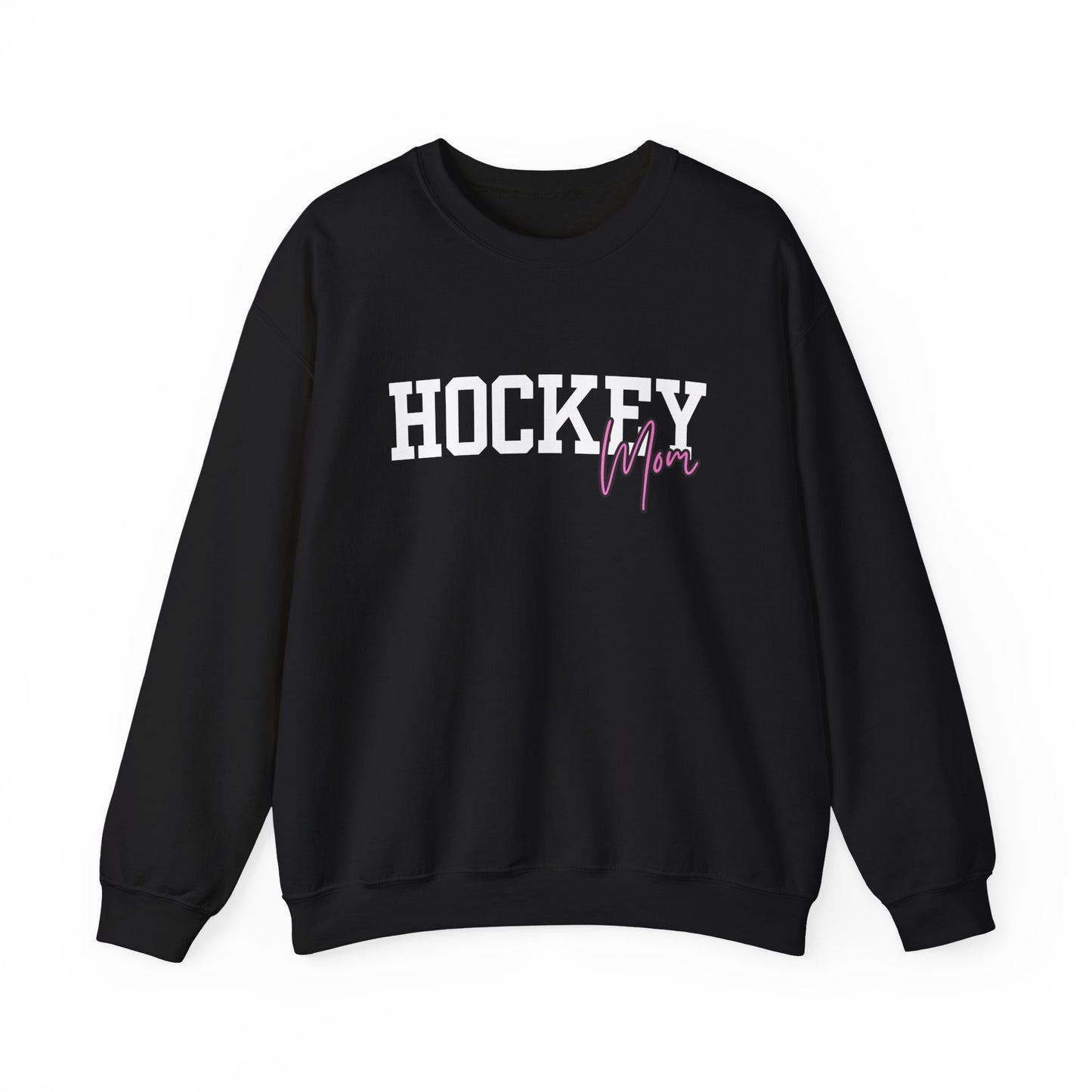 Hockey Mom Crown Sweatshirt — Cozy Winter Apparel for Proud Hockey Moms
