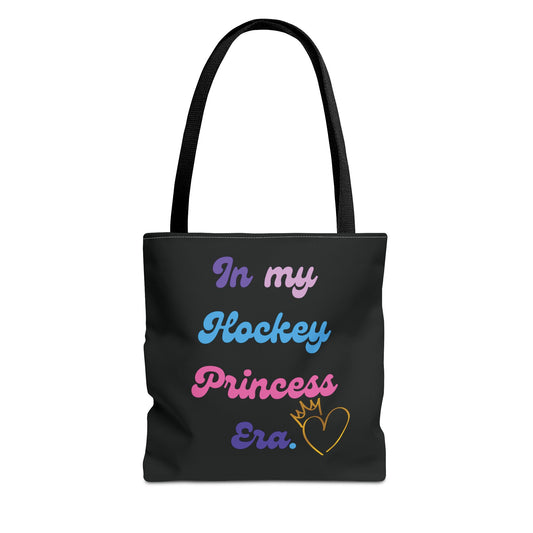 Hockey Princess Tote Bag | “In My Hockey Princess Era” Design | Sporty Carryall for Rink Days & Everyday Use