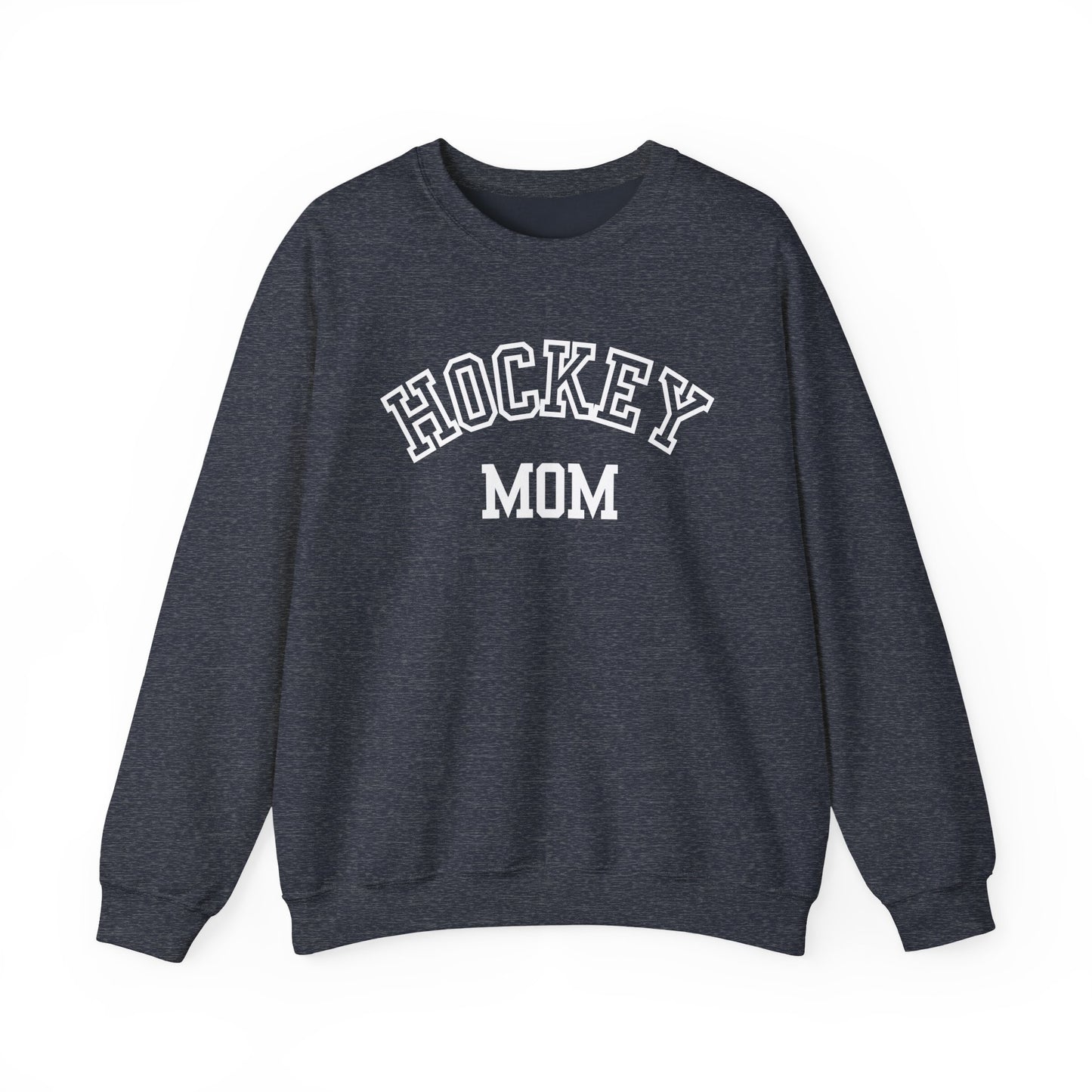 Hockey Mom Crewneck Sweatshirt, Cozy Gift for Hockey Moms, Winter Layering, Sports Fan Apparel, Casual Outfit