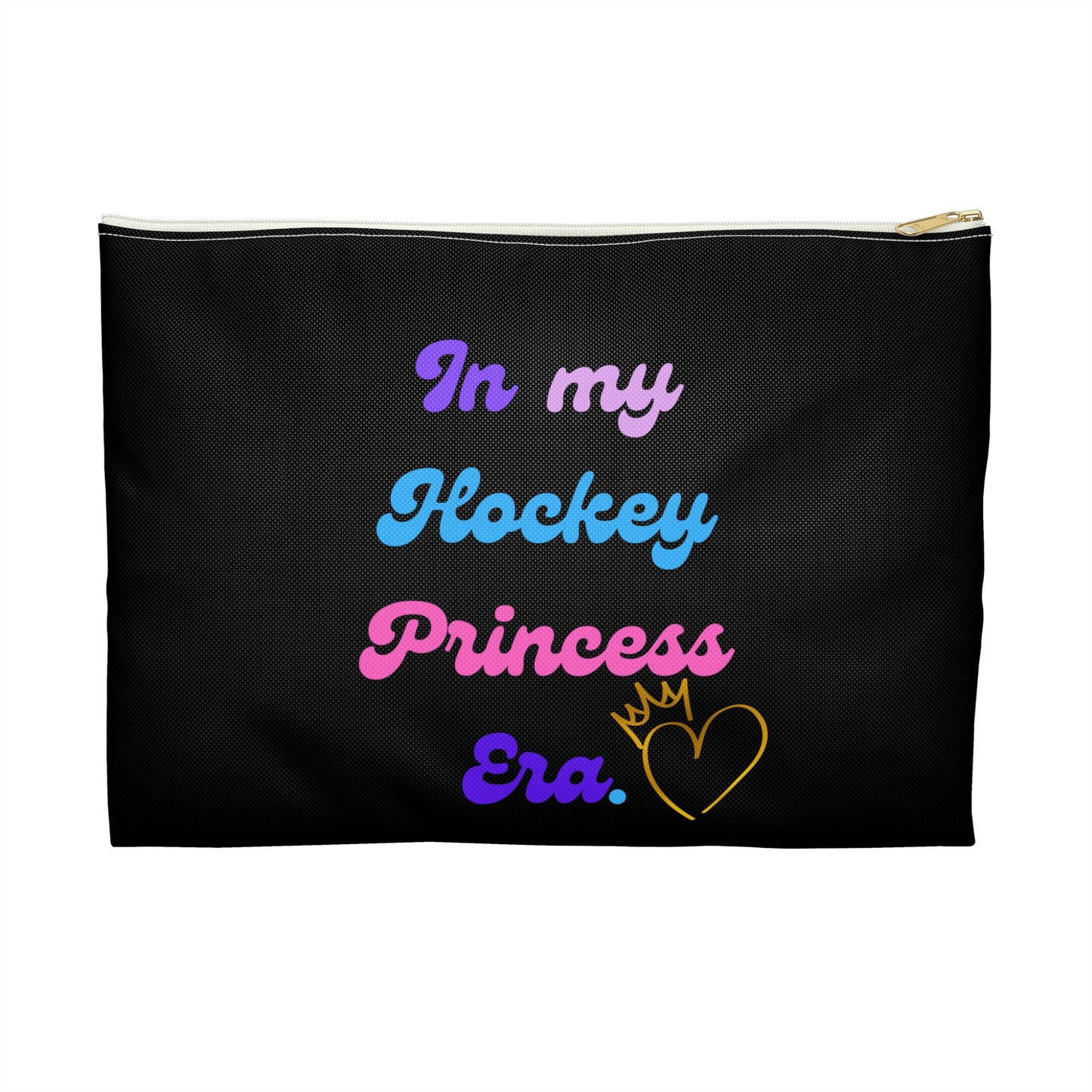 In My Hockey Princess Era Accessory Pouch | Hockey Princess Makeup Bag | Girl gift