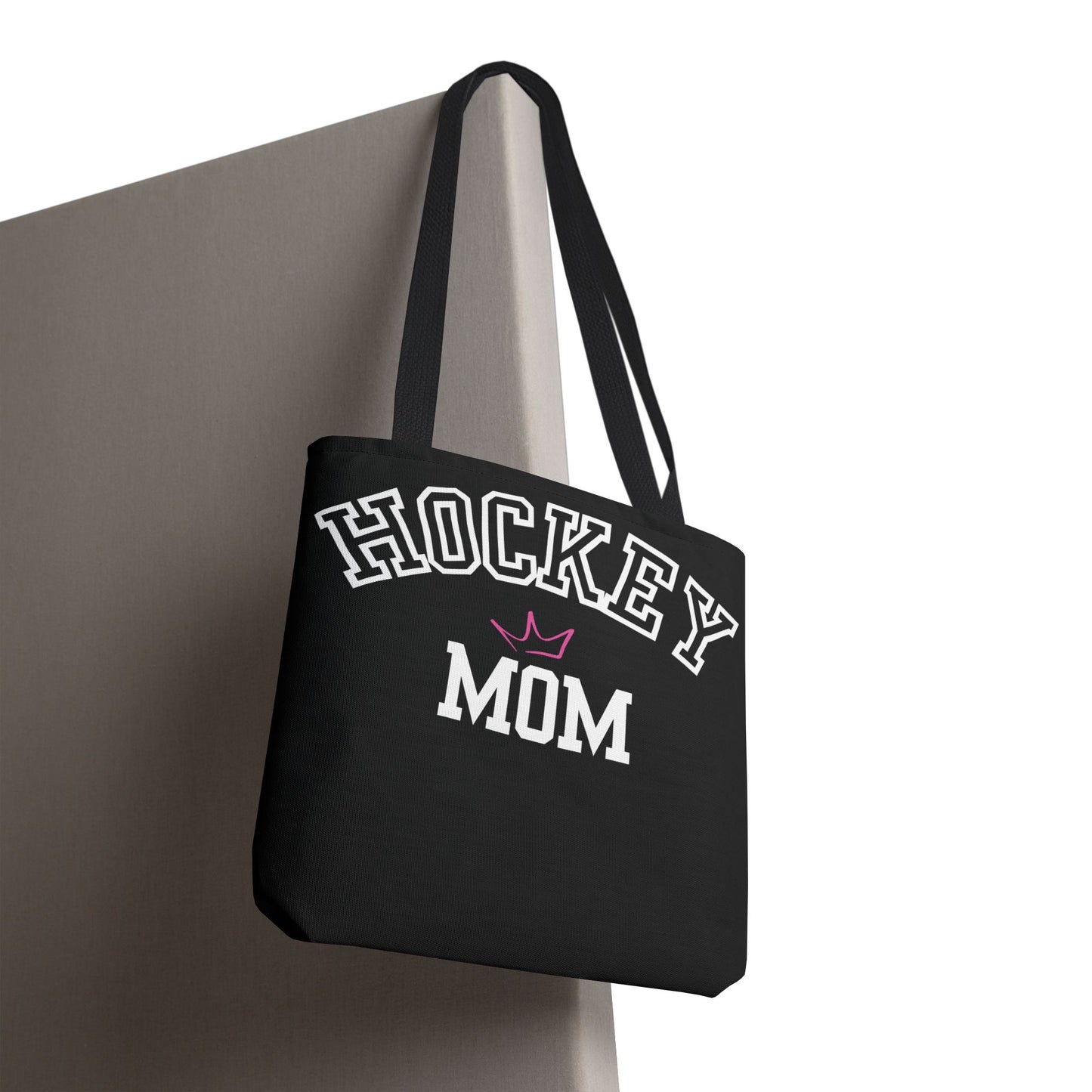Hockey Mom crown Tote Bag | Sporty Eco-Friendly Carryall | Gift for Team Moms