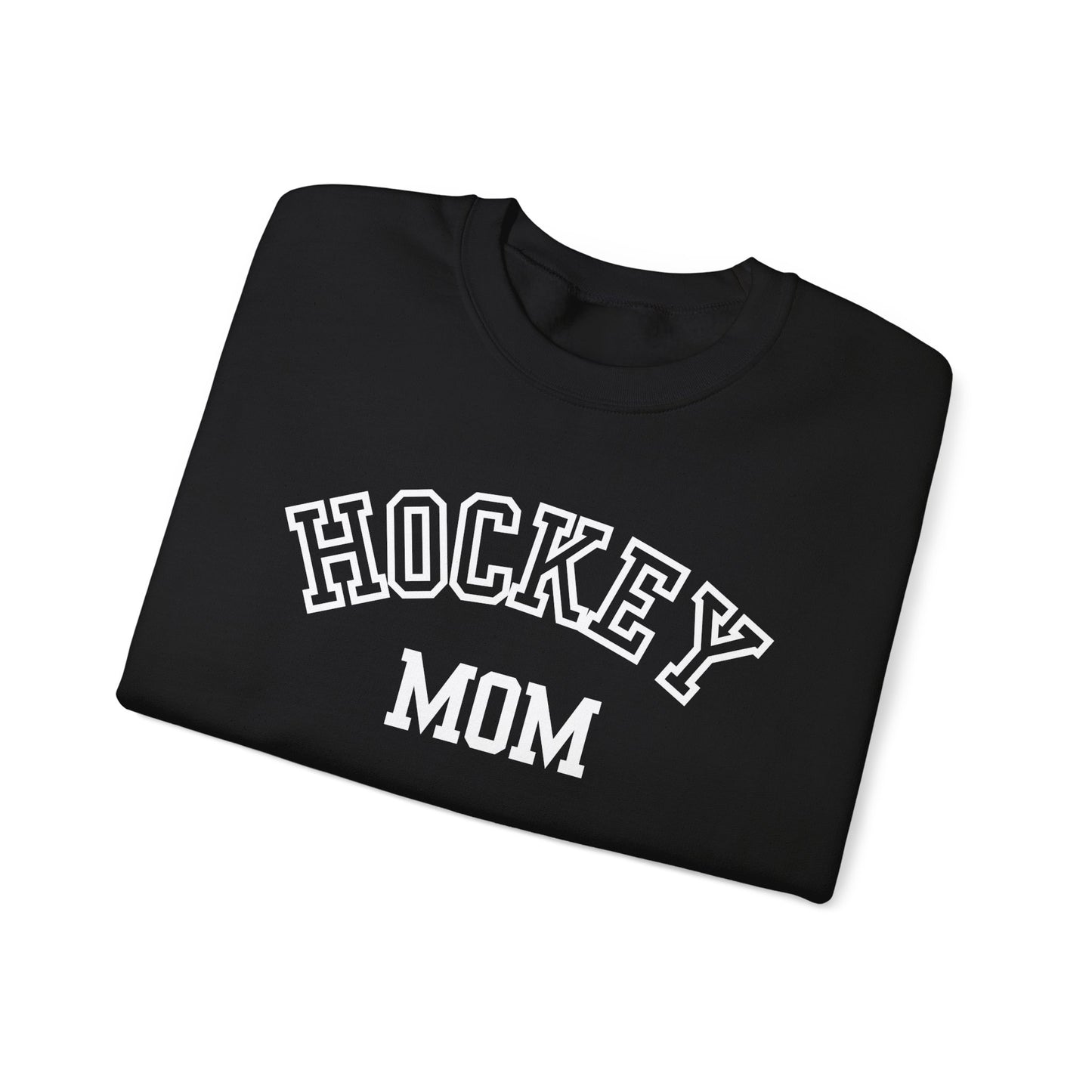 Hockey Mom Crewneck Sweatshirt, Cozy Gift for Hockey Moms, Winter Layering, Sports Fan Apparel, Casual Outfit