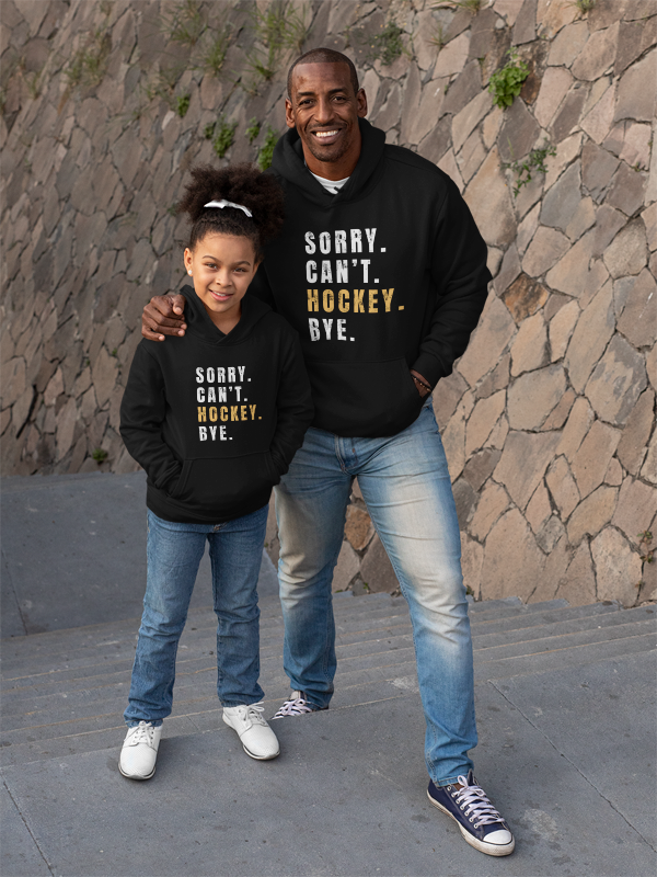Hockey Mom Crewneck Sweatshirt - Unisex - Sorry Can't Hockey Bye