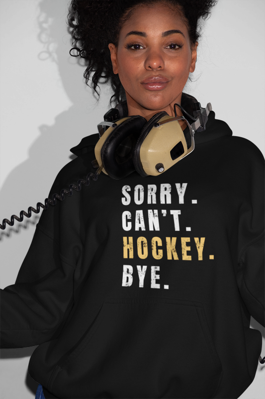 Hockey Mom Crewneck Sweatshirt - Unisex - Sorry Can't Hockey Bye