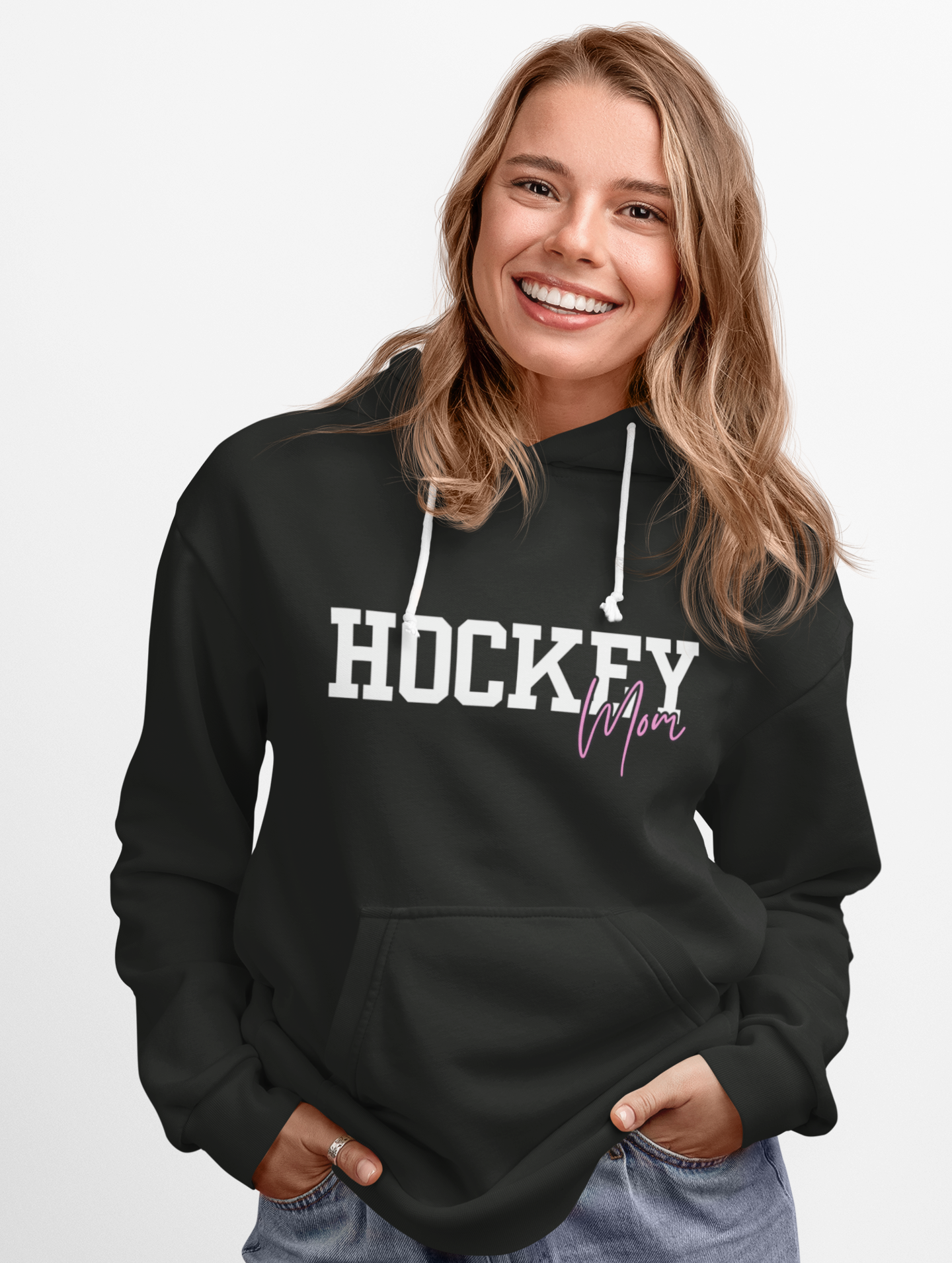 Hockey Mom Crown Hoodie | Proud Sports Parent Pullover | Cozy Rinkside Apparel