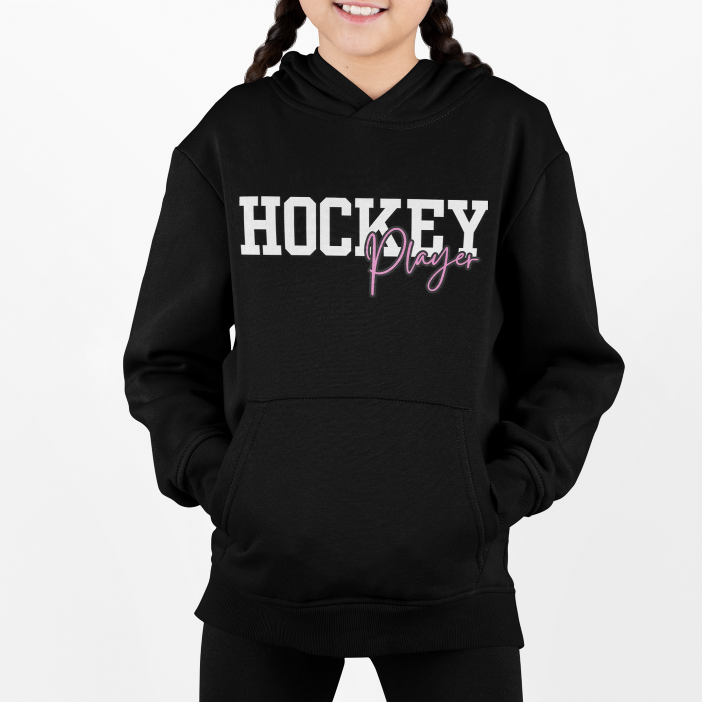 Hockey Player hoodie for Youth Hockey Fans