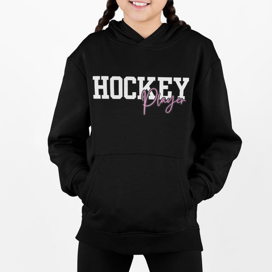 Hockey Player hoodie for Youth Hockey Fans