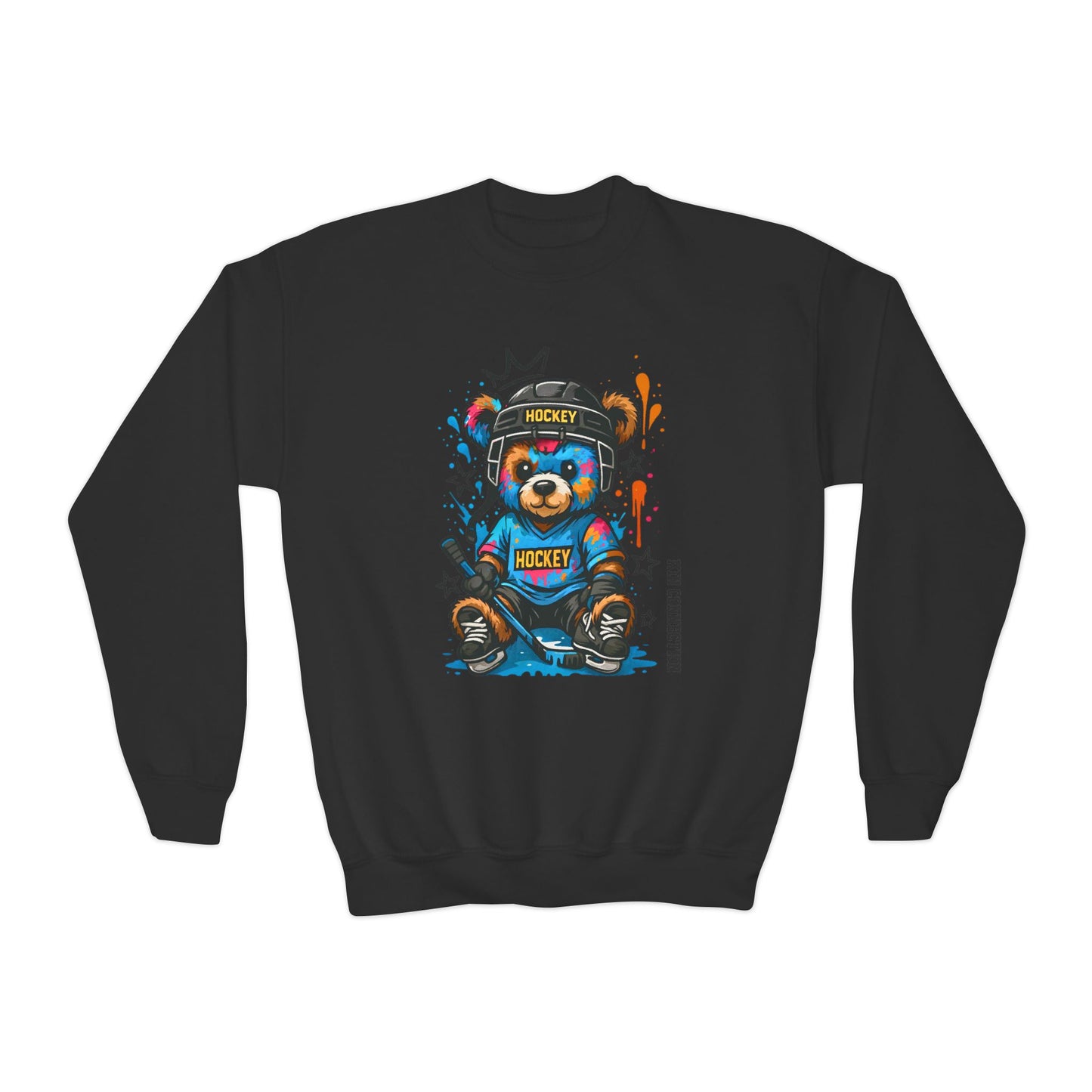 Hockey Bear – Kin Connection Sweatshirt | Youth Sportswear | unisex Hockey Gift