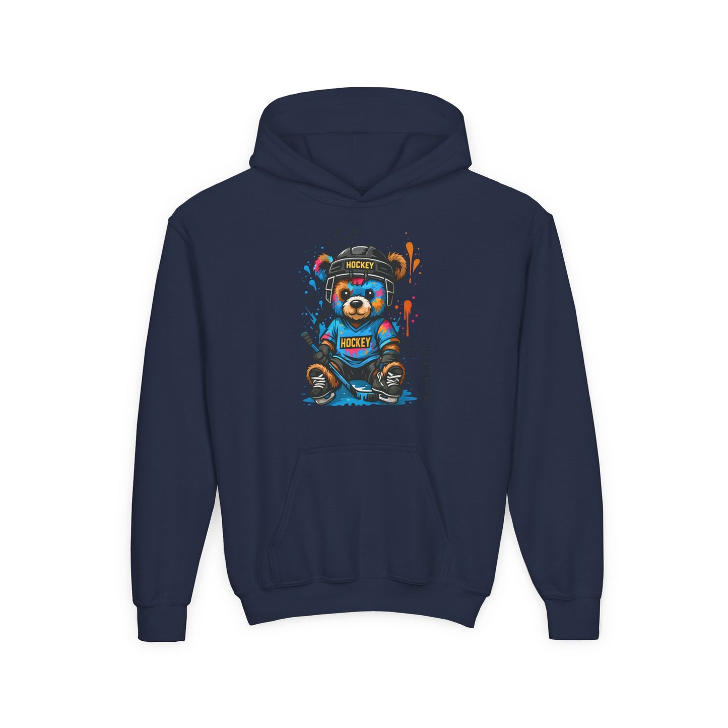 Hockey Bear – Kin Connection Hoodie | Youth Sportswear | unisex Hockey Gift