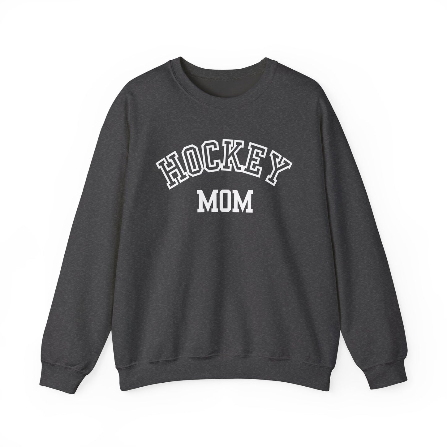 Hockey Mom Crewneck Sweatshirt, Cozy Gift for Hockey Moms, Winter Layering, Sports Fan Apparel, Casual Outfit