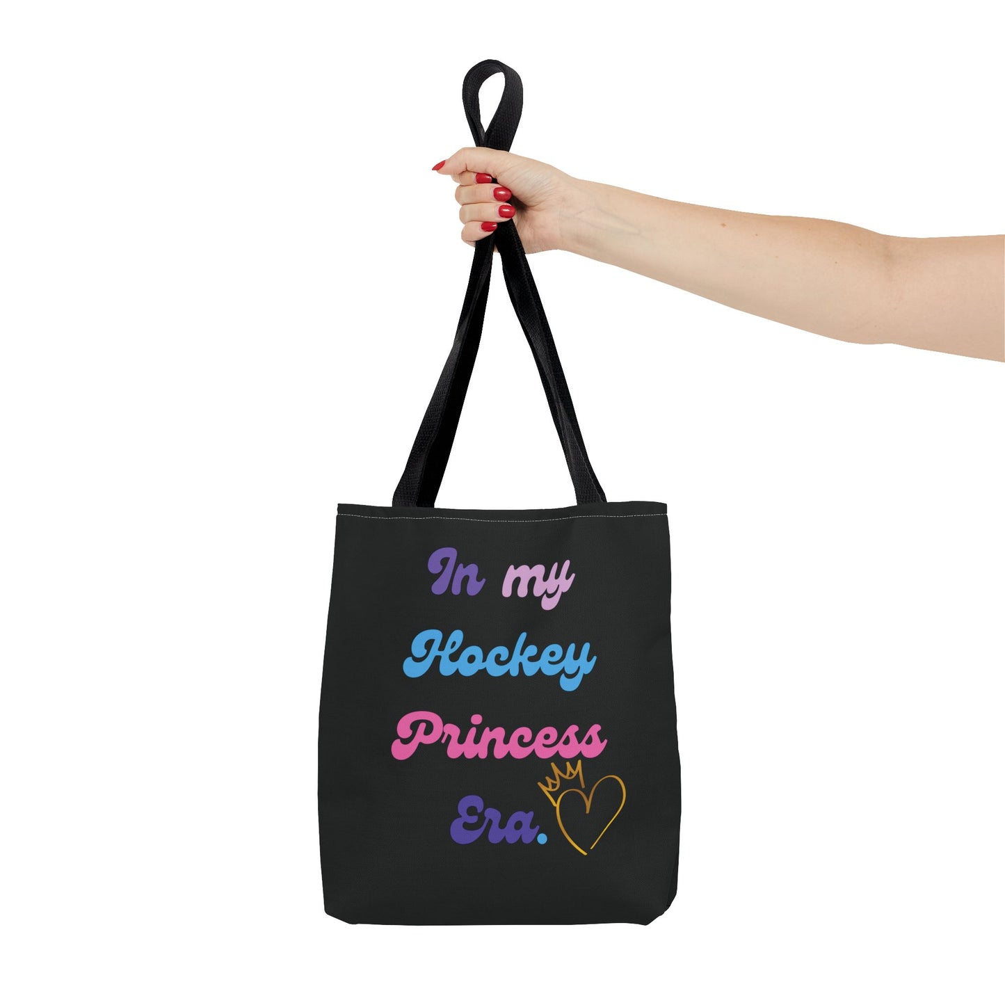 Hockey Princess Tote Bag | “In My Hockey Princess Era” Design | Sporty Carryall for Rink Days & Everyday Use