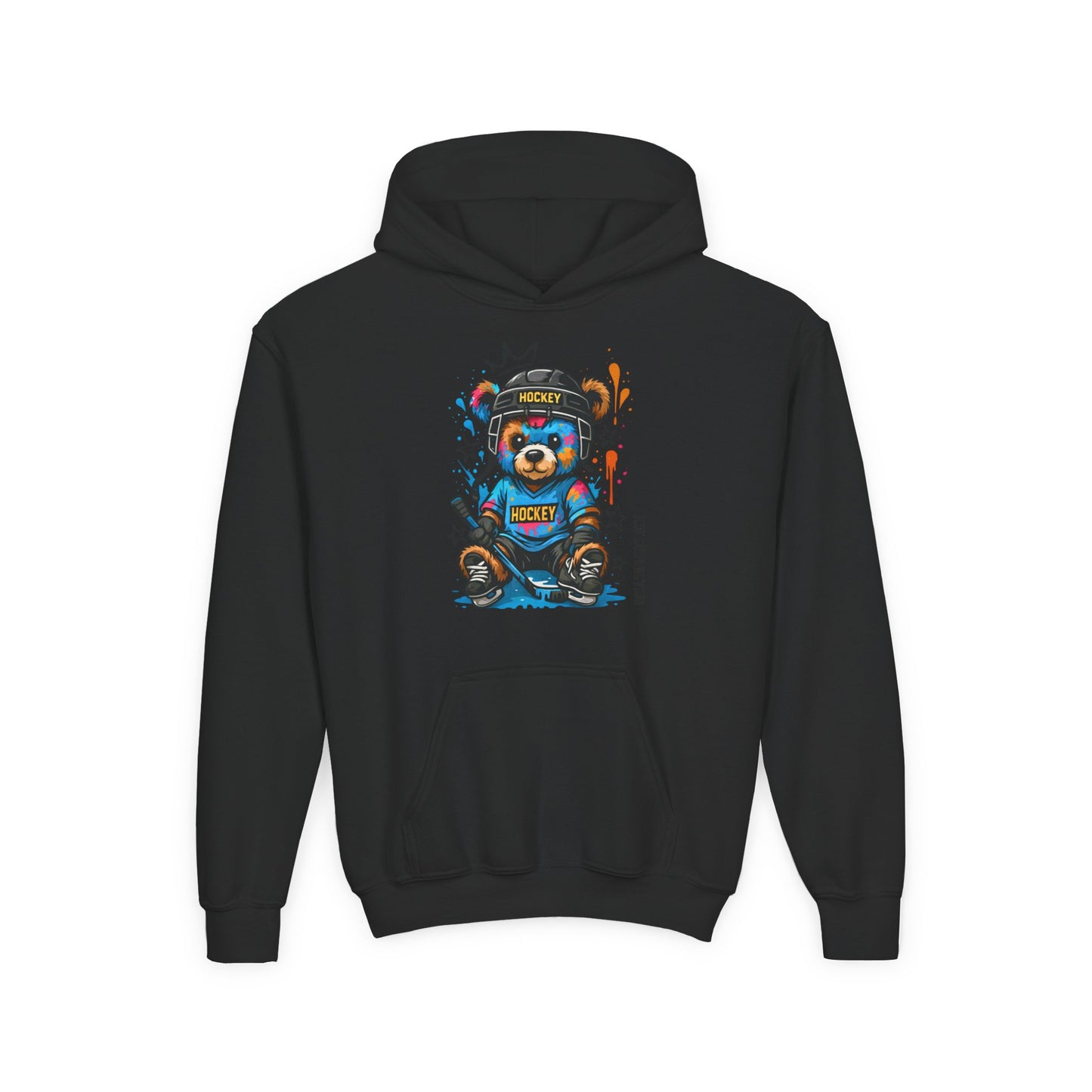 Hockey Bear – Kin Connection Hoodie | Youth Sportswear | unisex Hockey Gift