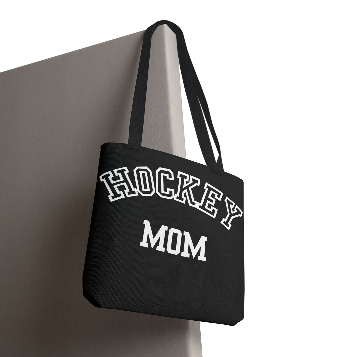 Hockey Mom Tote Bag | Sporty Eco-Friendly Carryall | All-Over Print Design | Gift for Team Moms