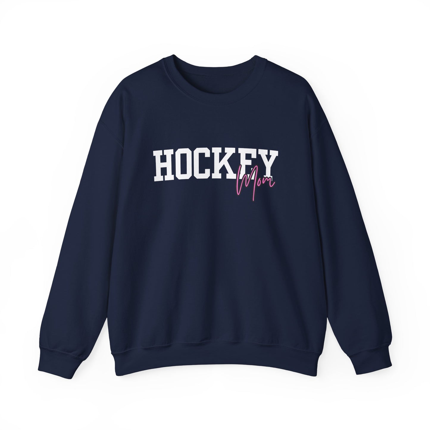 Hockey Mom Crown Sweatshirt — Cozy Winter Apparel for Proud Hockey Moms