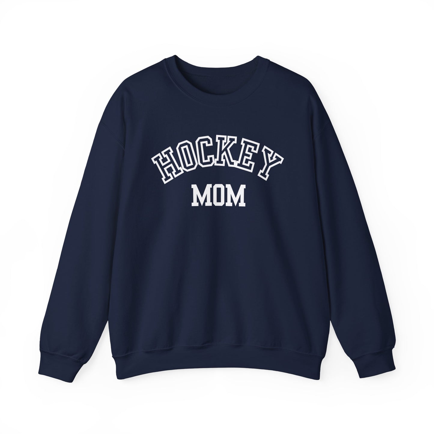 Hockey Mom Crewneck Sweatshirt, Cozy Gift for Hockey Moms, Winter Layering, Sports Fan Apparel, Casual Outfit
