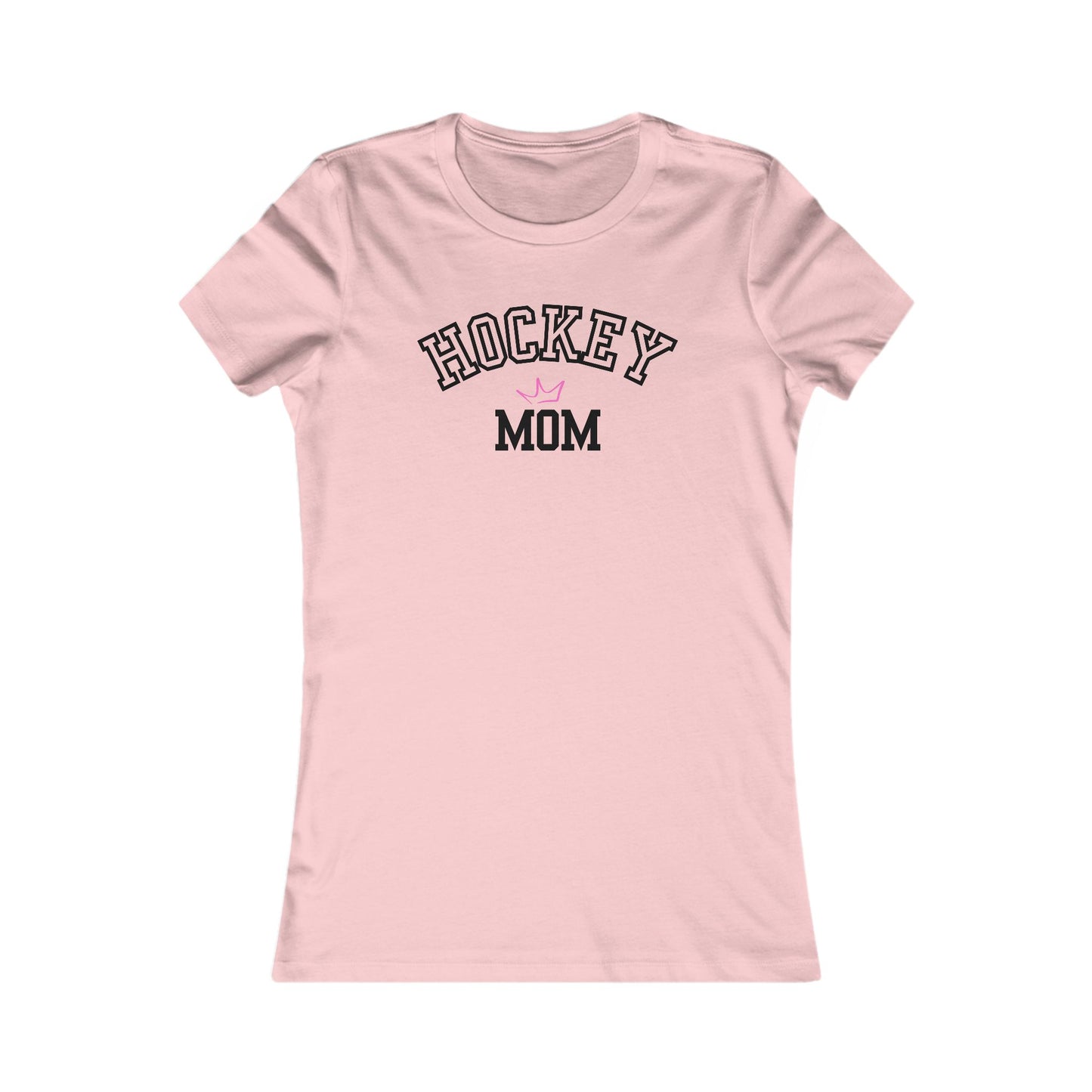 Hockey Mom Crown Tee | Casual Graphic Shirt | Team Mom Apparel