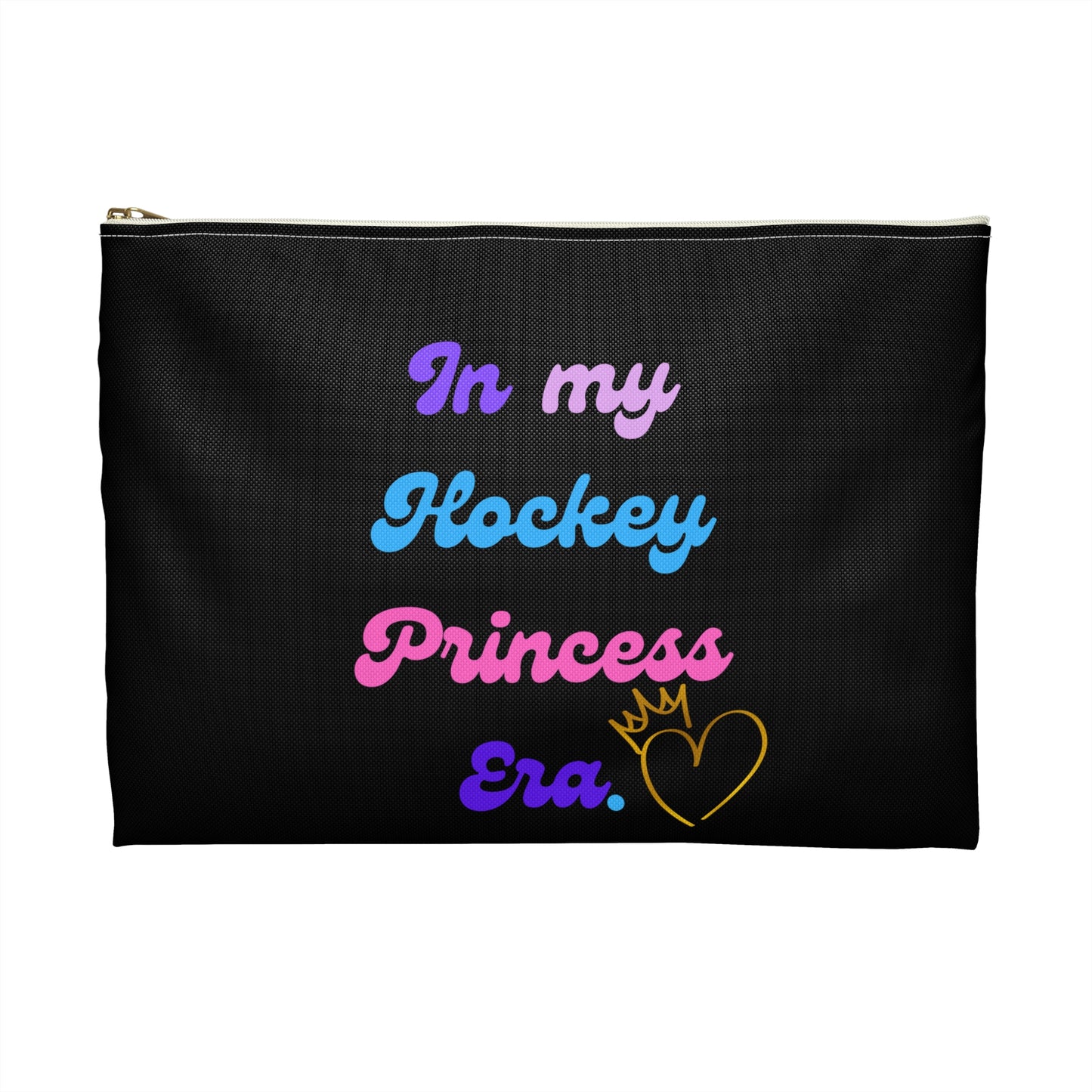 In My Hockey Princess Era Accessory Pouch | Hockey Princess Makeup Bag | Girl gift