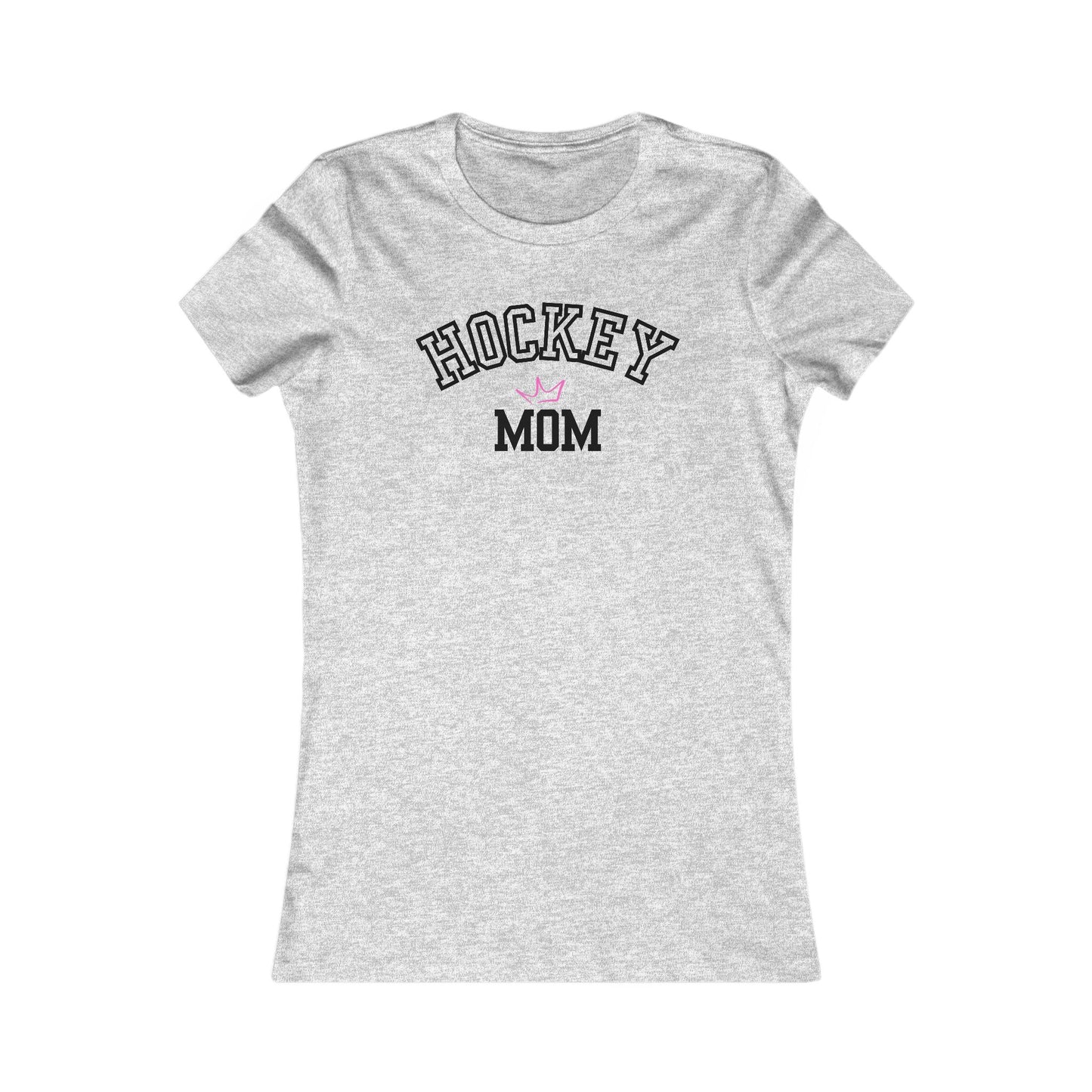 Hockey Mom Crown Tee | Casual Graphic Shirt | Team Mom Apparel