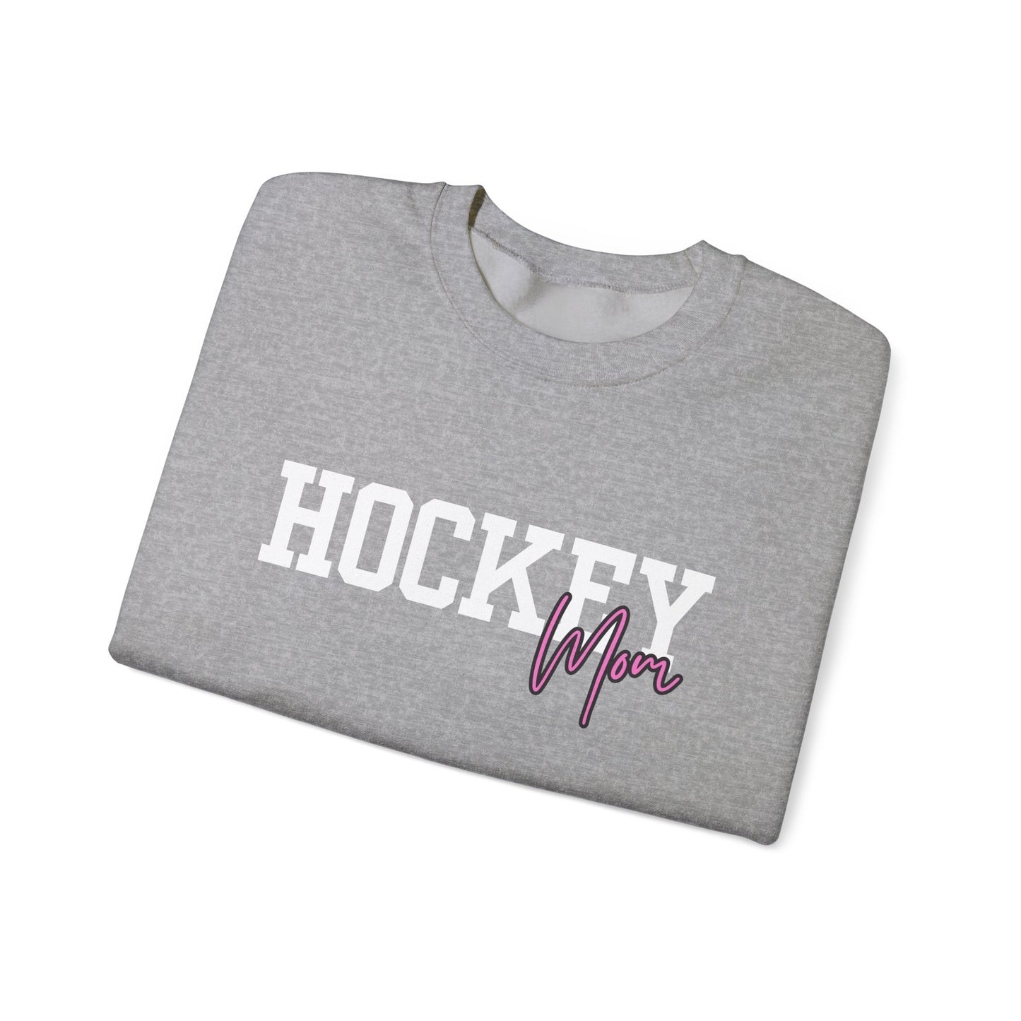 Hockey Mom Crown Sweatshirt — Cozy Winter Apparel for Proud Hockey Moms
