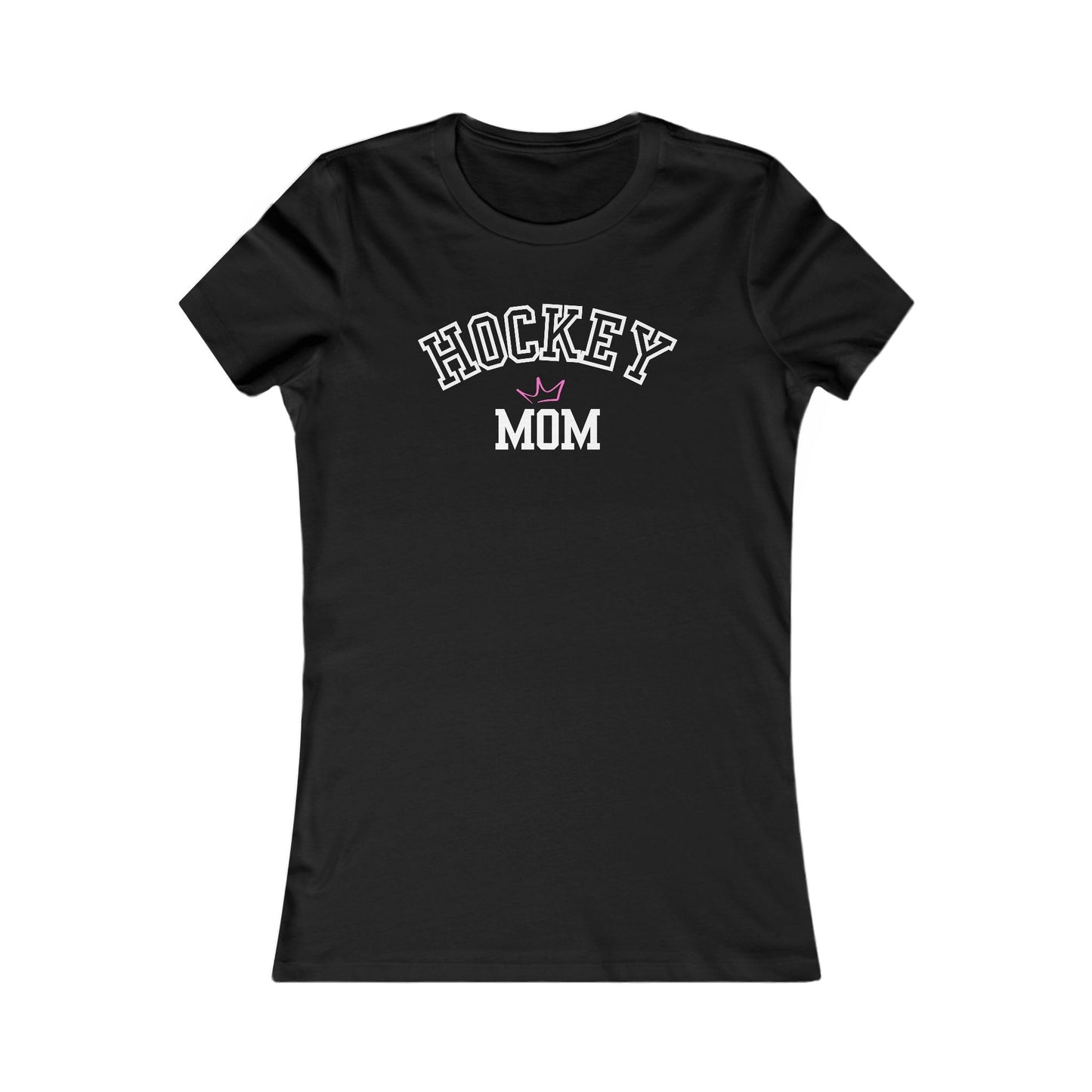 Hockey Mom Crown Tee | Casual Graphic Shirt | Team Mom Apparel