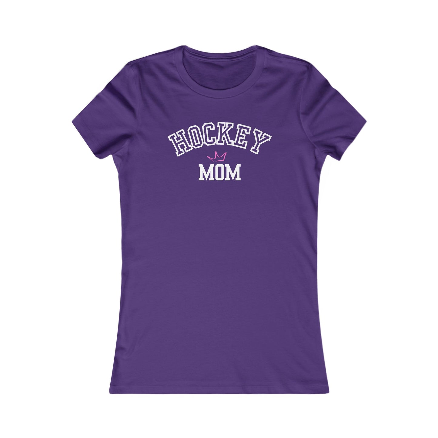 Hockey Mom Crown Tee | Casual Graphic Shirt | Team Mom Apparel