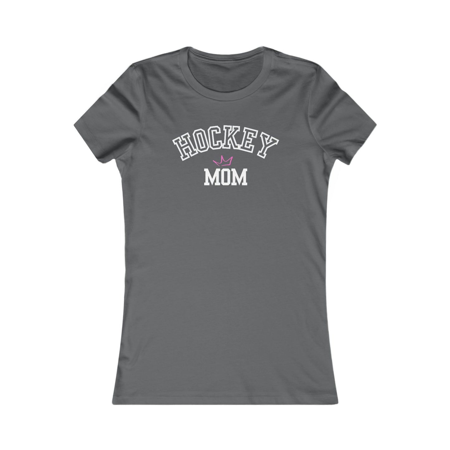 Hockey Mom Crown Tee | Casual Graphic Shirt | Team Mom Apparel