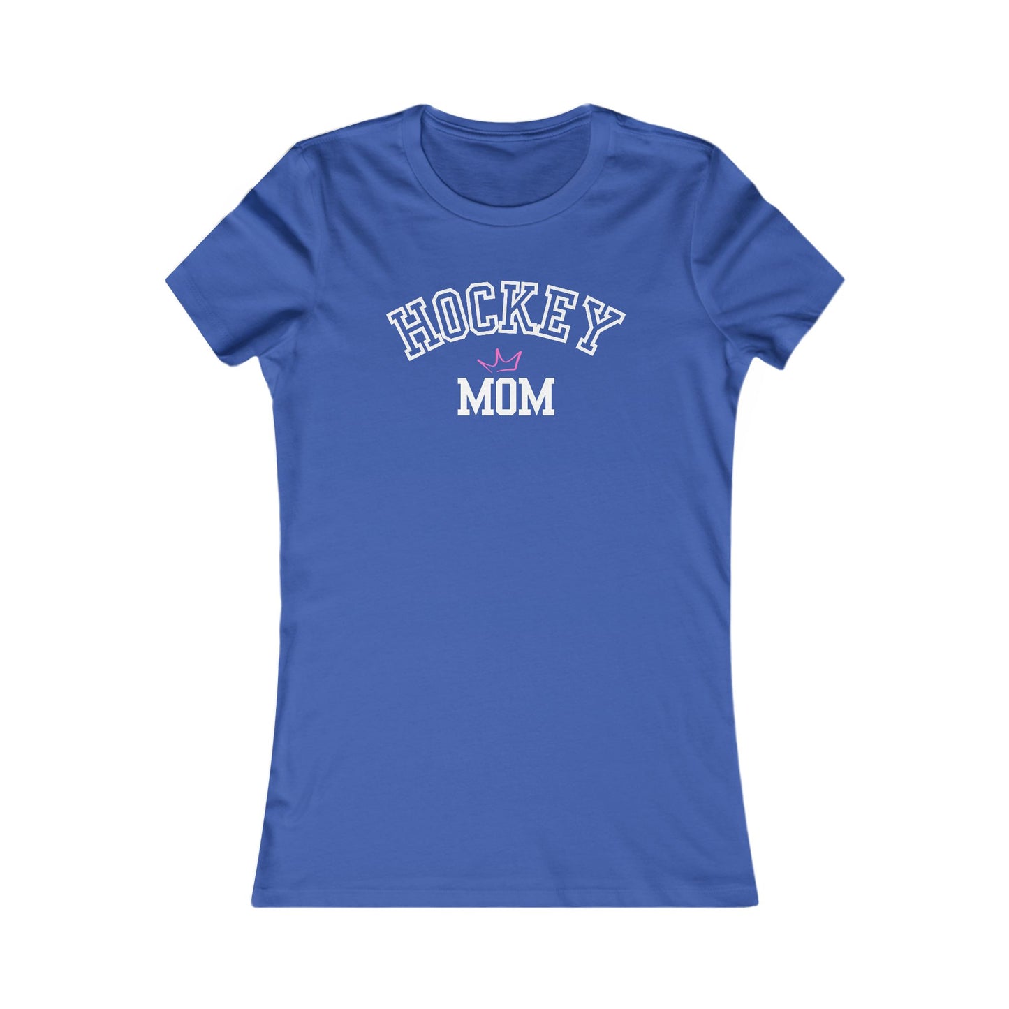 Hockey Mom Crown Tee | Casual Graphic Shirt | Team Mom Apparel