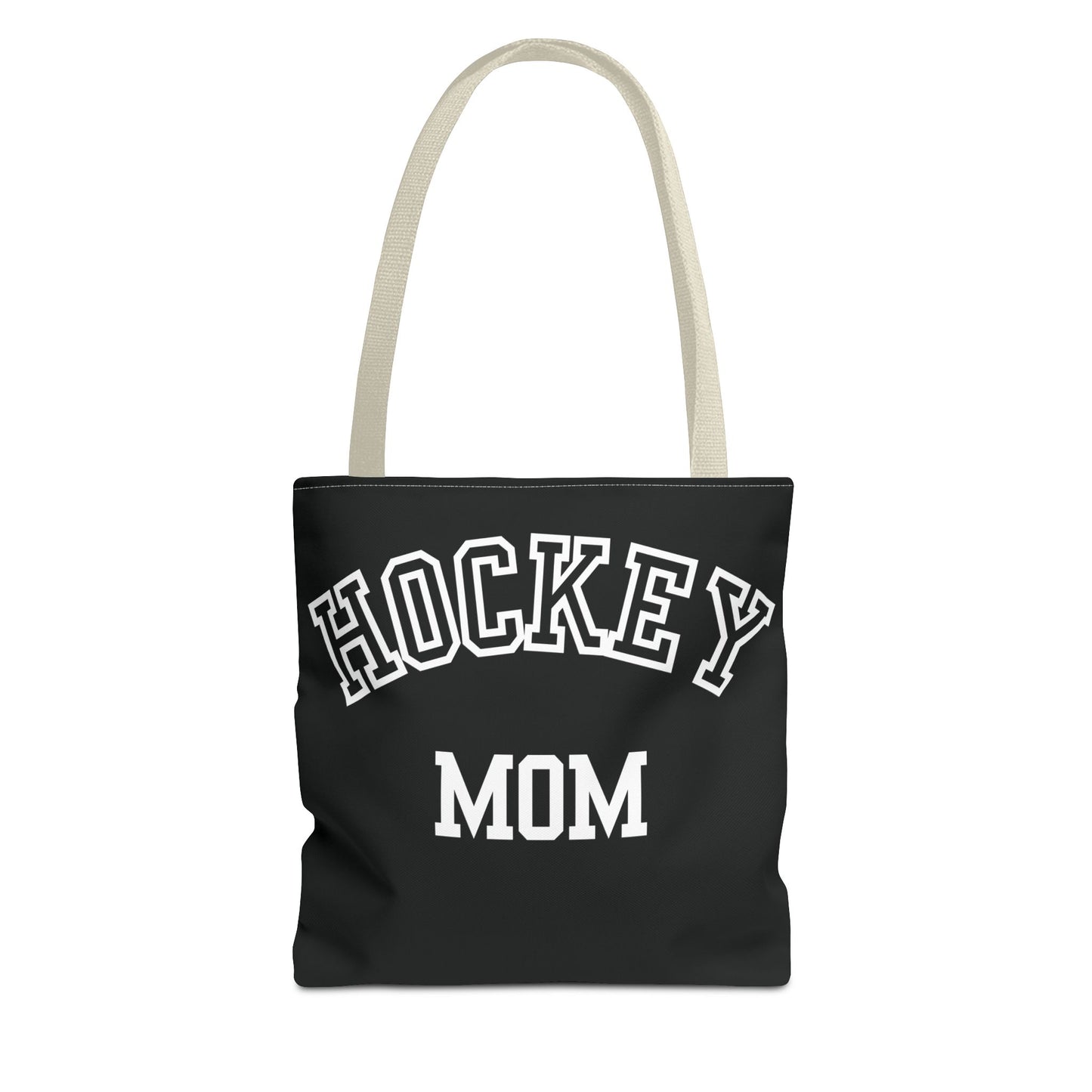 Hockey Mom Tote Bag | Sporty Eco-Friendly Carryall | All-Over Print Design | Gift for Team Moms