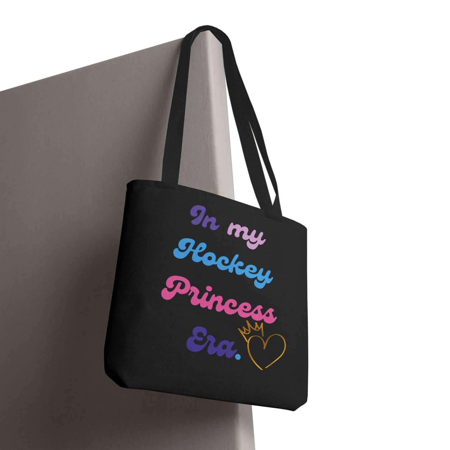 Hockey Princess Tote Bag | “In My Hockey Princess Era” Design | Sporty Carryall for Rink Days & Everyday Use