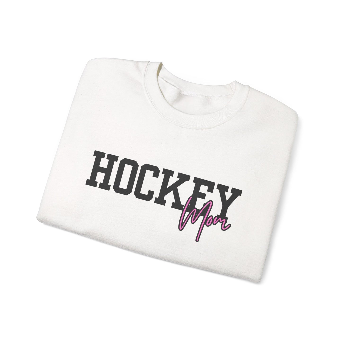 Hockey Mom Crown Sweatshirt — Cozy Winter Apparel for Proud Hockey Moms