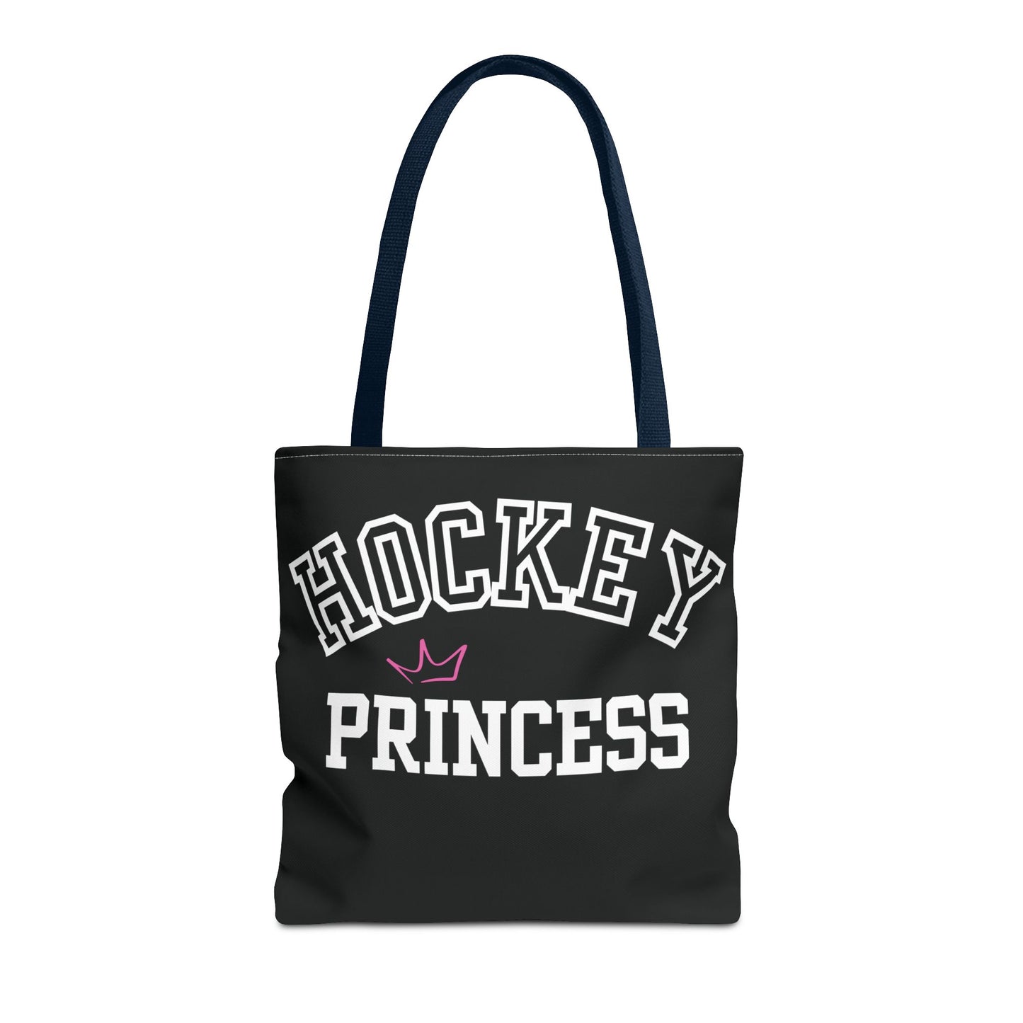 Hockey Princess Crown Tote Bag | Sporty Eco-Friendly Carryall | Perfect for Rink Days