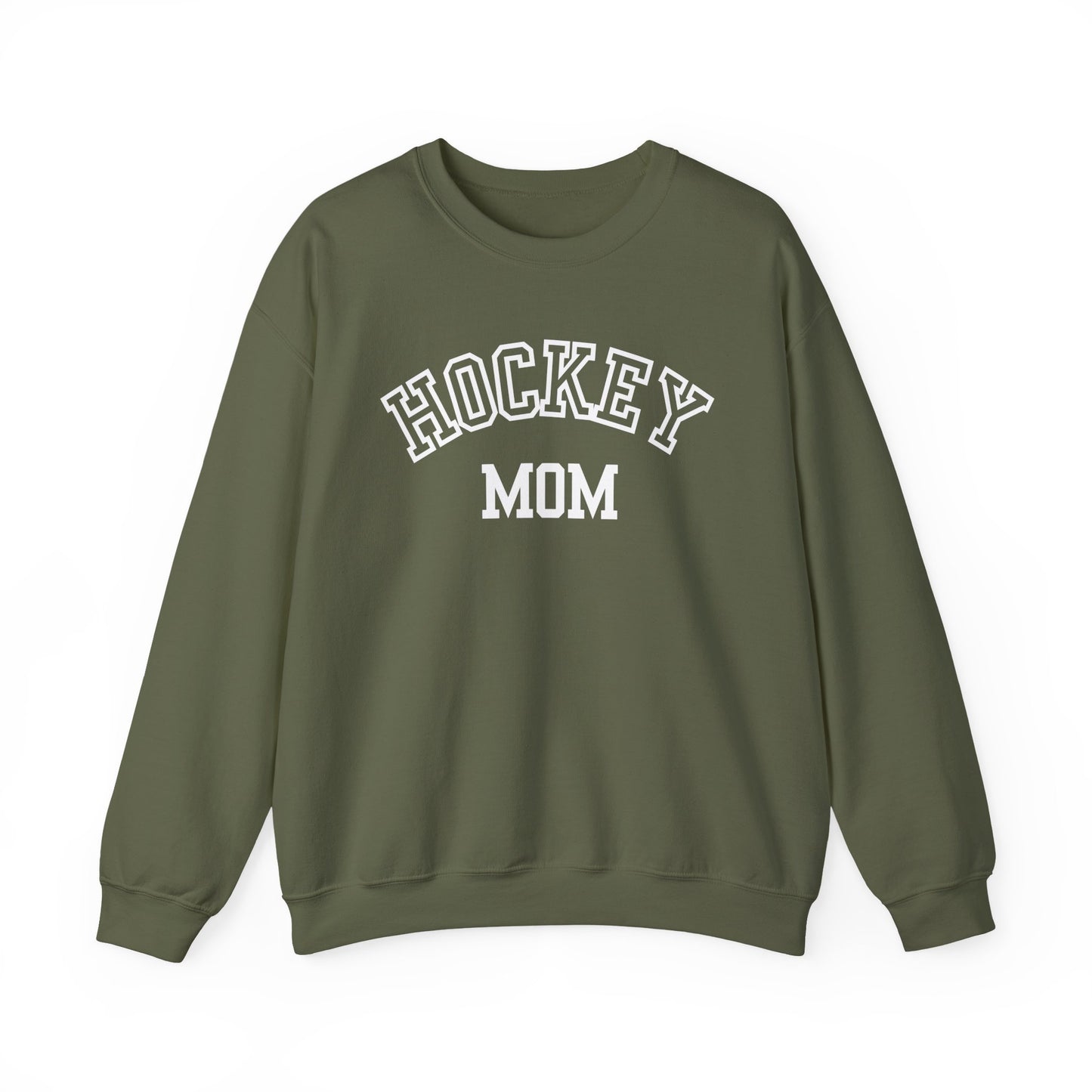 Hockey Mom Crewneck Sweatshirt, Cozy Gift for Hockey Moms, Winter Layering, Sports Fan Apparel, Casual Outfit