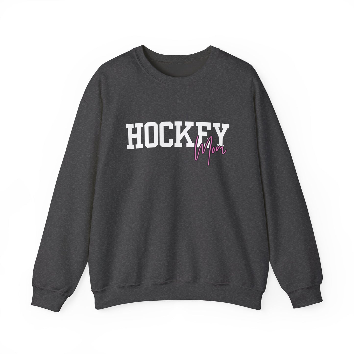 Hockey Mom Crown Sweatshirt — Cozy Winter Apparel for Proud Hockey Moms