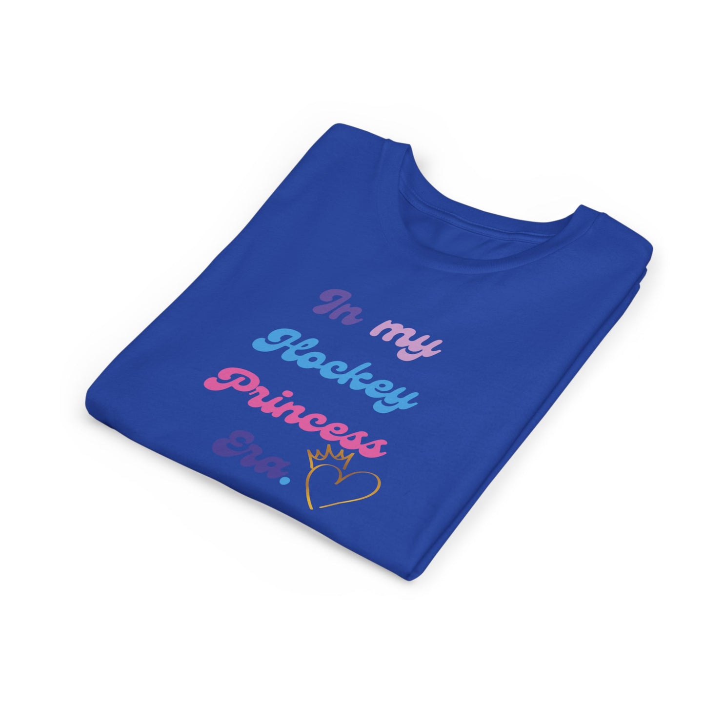 “In My Hockey Princess Era” Youth T-Shirt | Girls Hockey Shirt | Birthday, fan & Team Gift