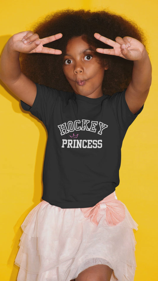 Hockey Princess T-Shirt | Youth Sports Tee | Girls Hockey Shirt | Birthday Gift
